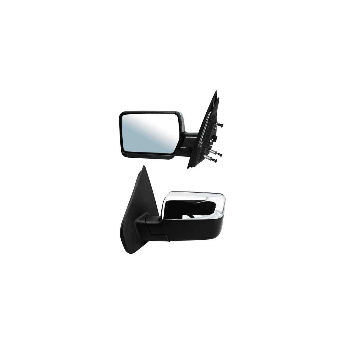 Espejo Ford Pu F150 2004-2008 Electrico Con Desempañante Con Direccional Cromo 8 Pines Izquierdo