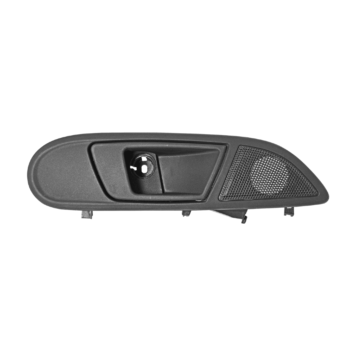 Manija Interior Ford Ecosport 2013-2017 Sin Hoyo Sin Control Corrugada Negra Plastico Derecha Delantera Hushan