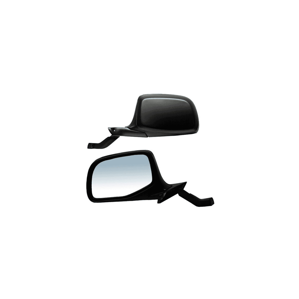 Espejo Ford F150/ F250/ F350/Lightning/ Base/ Xl/ Eddie Bauer/ Xlt 1992-1996 Sin Control Negro Izquierdo