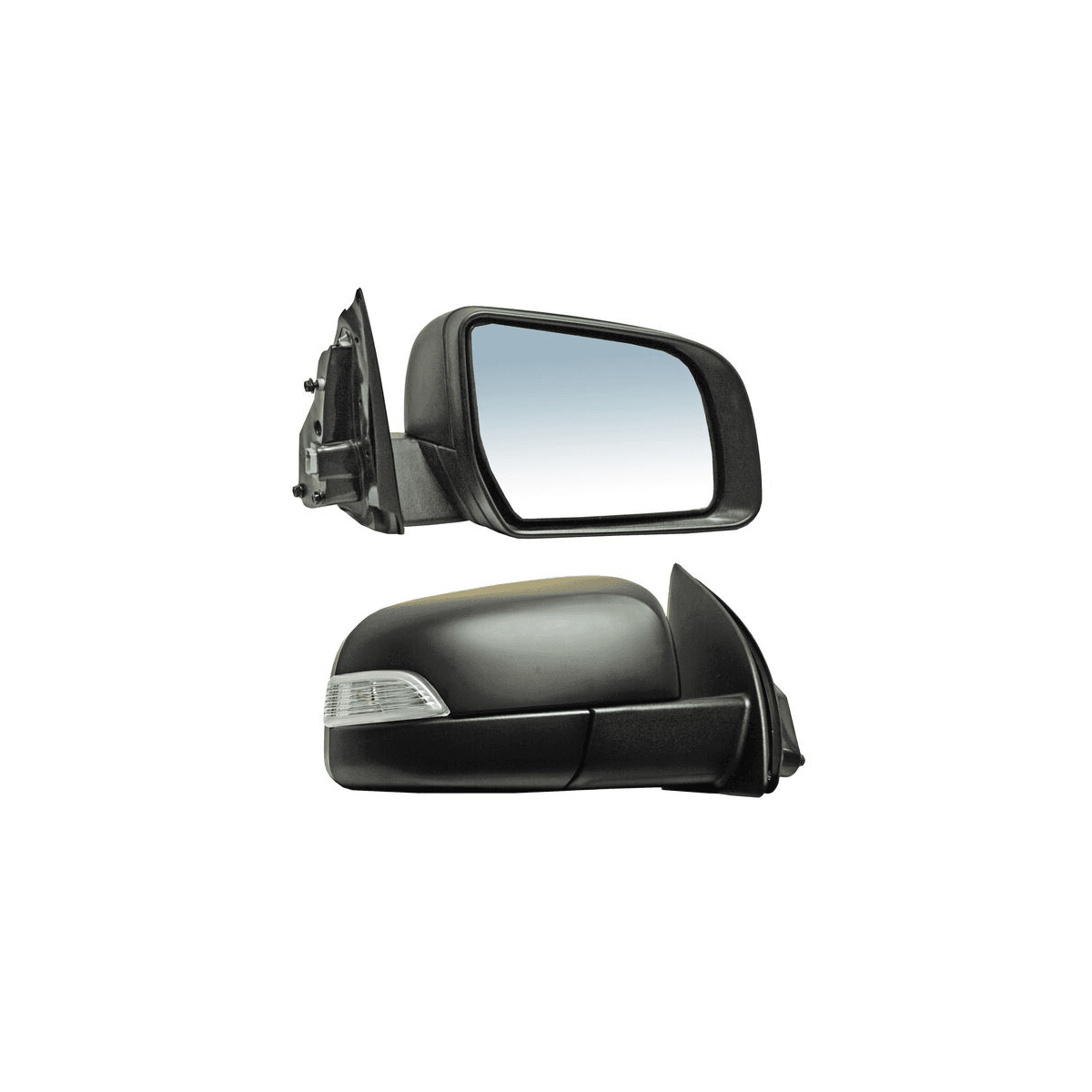 Espejo Ford Ranger 2013-2020 Electrico Con Direccional Negro 5 Pines Derecho