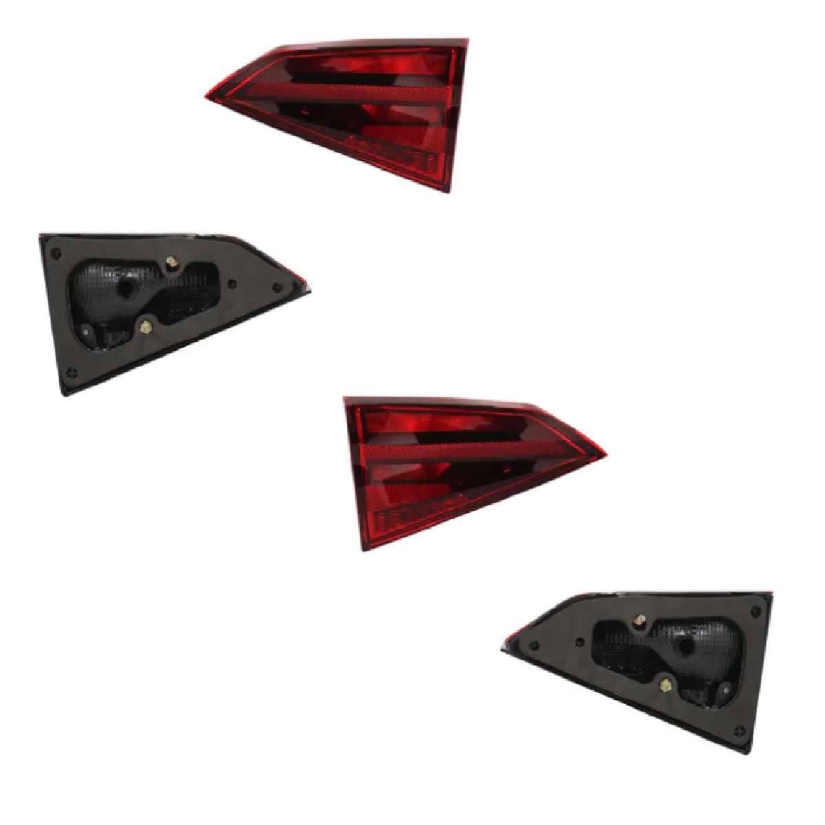 Par Calaveras Interior Volkswagen Virtus 2020-2022 Sin Arnés Clara Rojo/Rojo