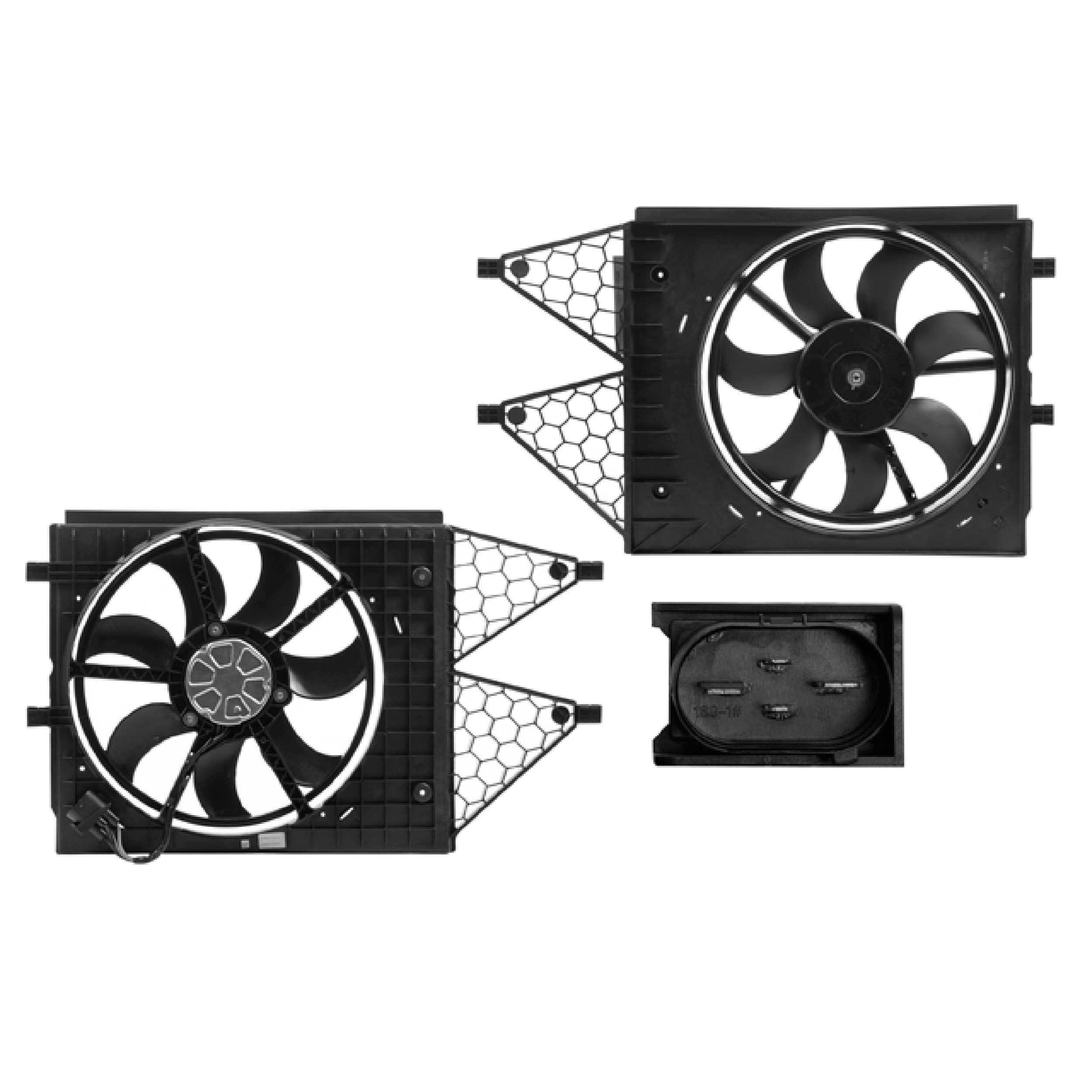 Motoventilador 4 Pines Audi A1 2011-2015 / Volkswagen Polo 2013-2015 / Vento 1.6L 2014-2015