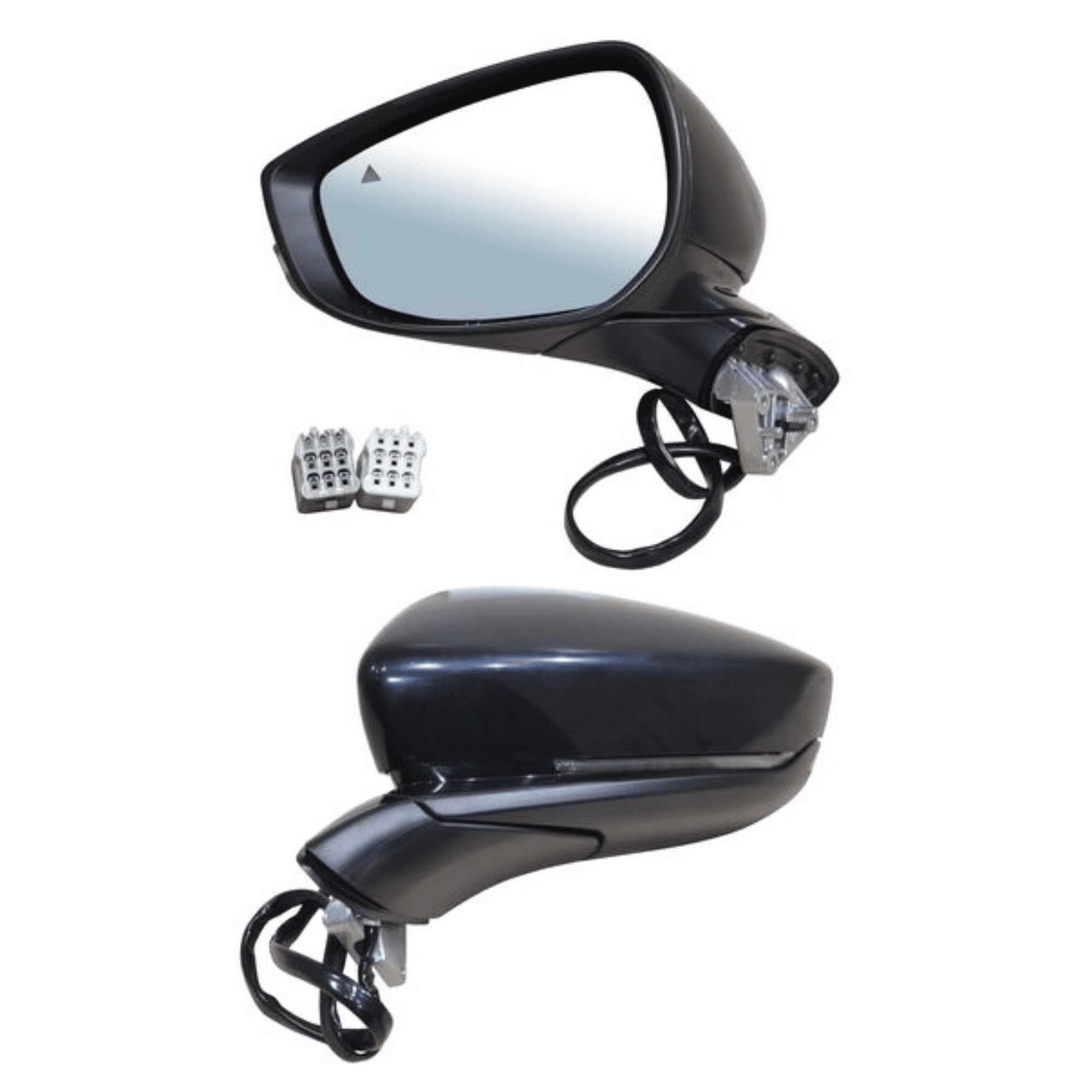 Par Espejos Mazda Cx30 2020-2024 Electrico Para Pintar Con Sensor Punto Ciego Con Direccional Con Desempañante Con Memoria 6 Pines