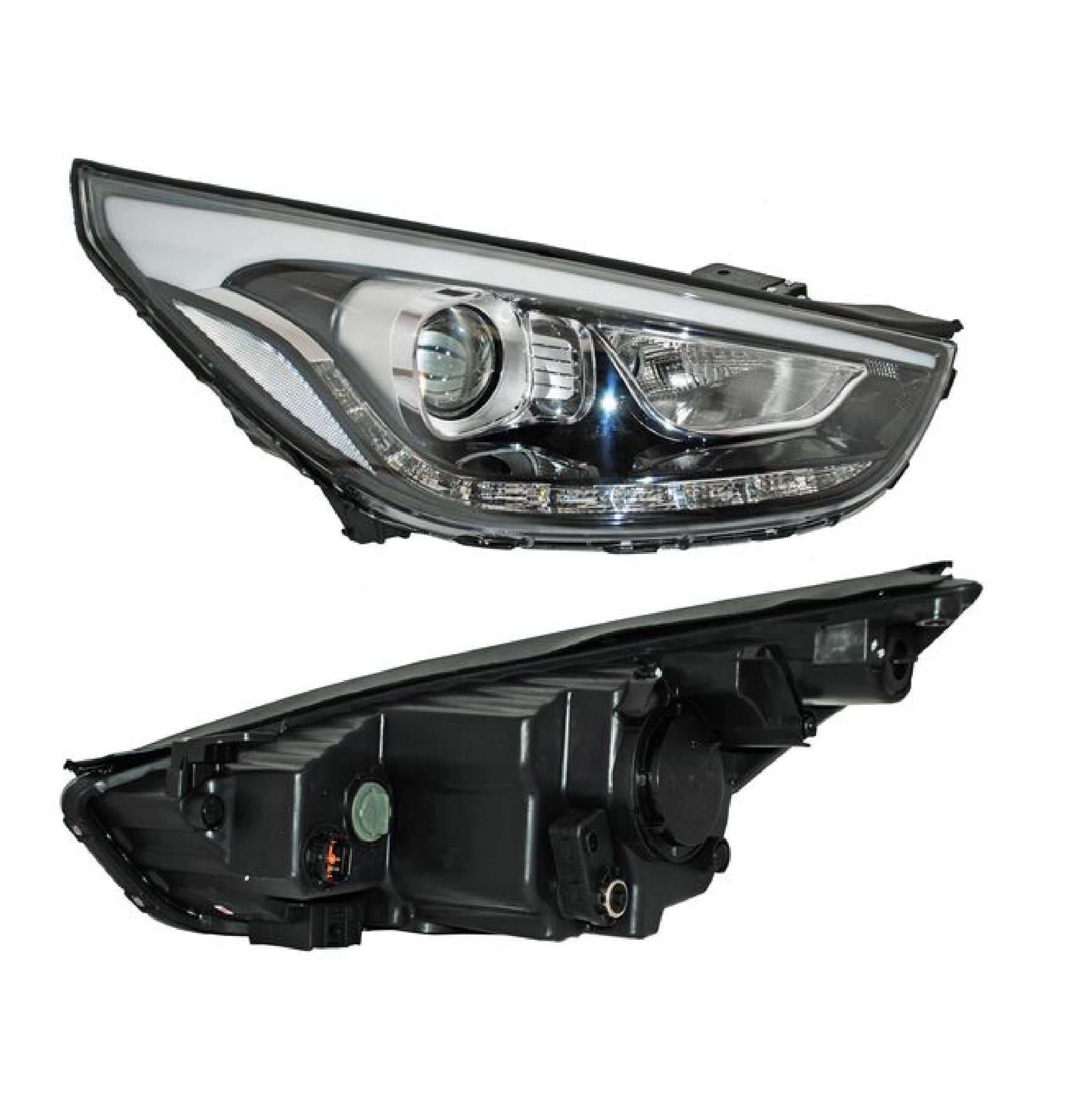 Faro Para Hyundai Ix35 2015/ Tucson 2010-2015 Solo Usa Electrico Leds Derecho