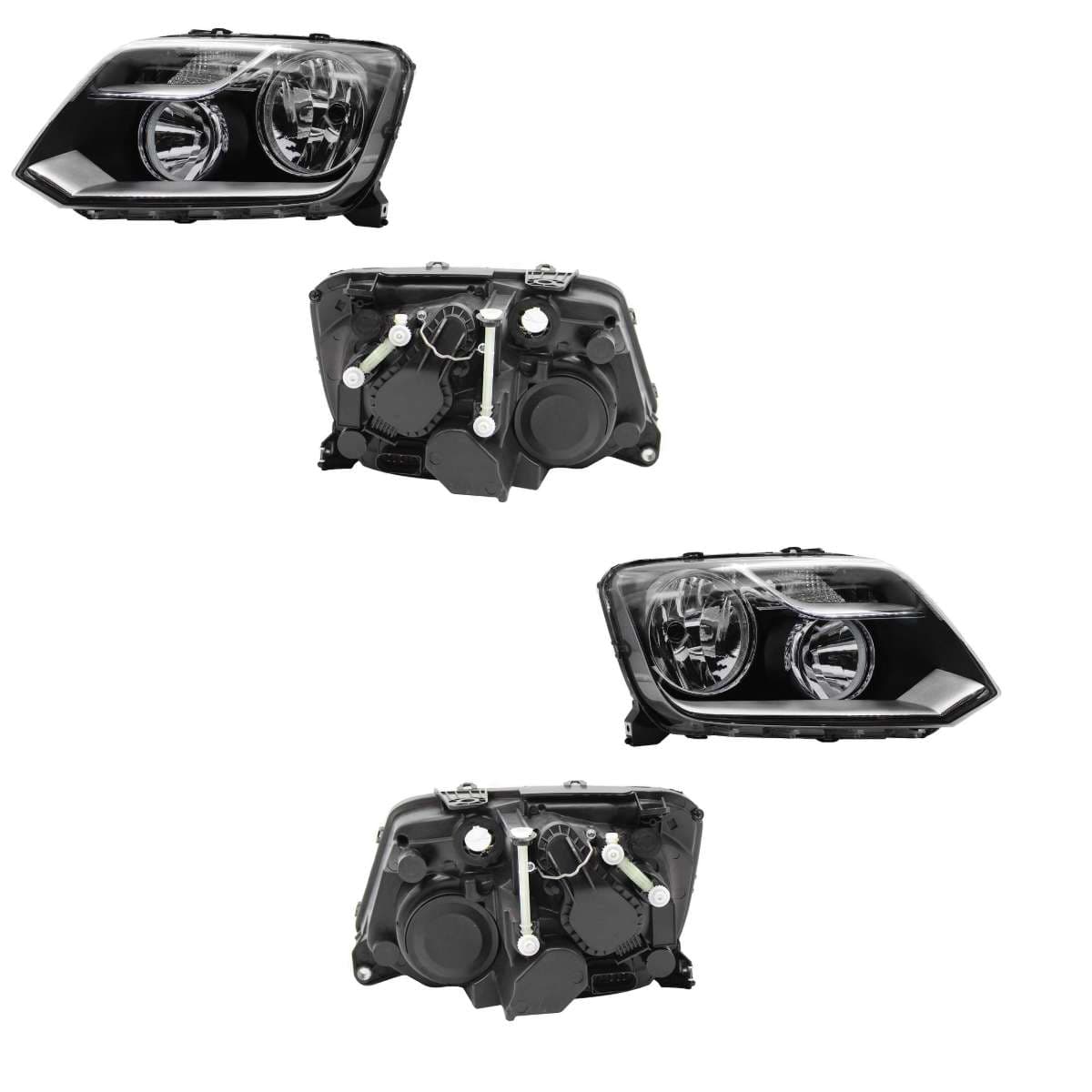 Par Faros Volkswagen AMAROK 2010-2017 Fondo Negro