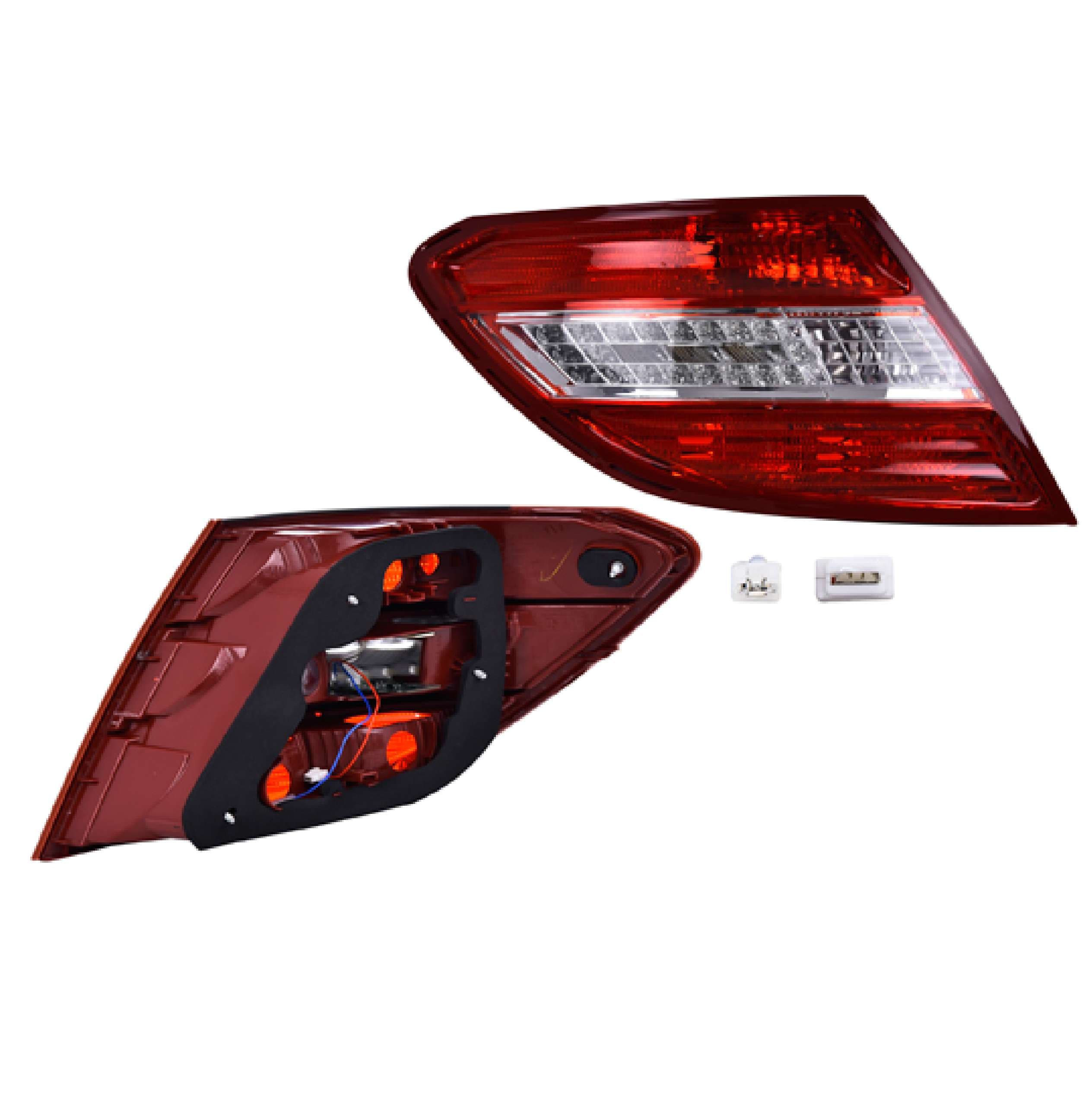 Calavera Led Mercedes Benz Clase C 2008-2011 Depo Izquierda