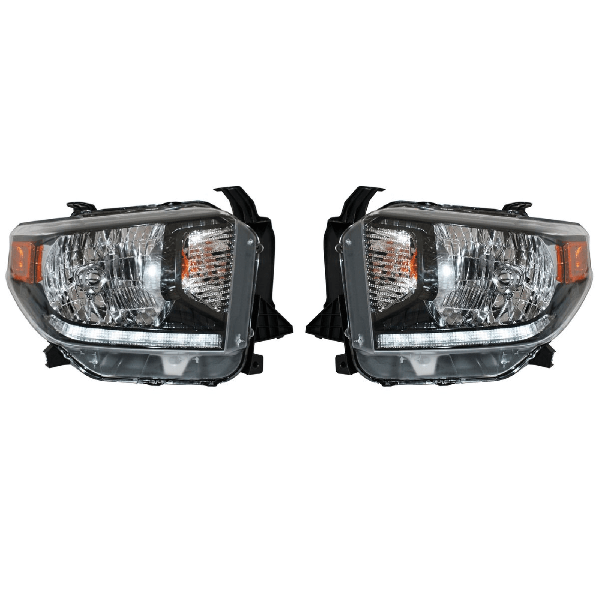 Par Faros Toyota Tundra 2018 Con Luz de dia Con Motor
