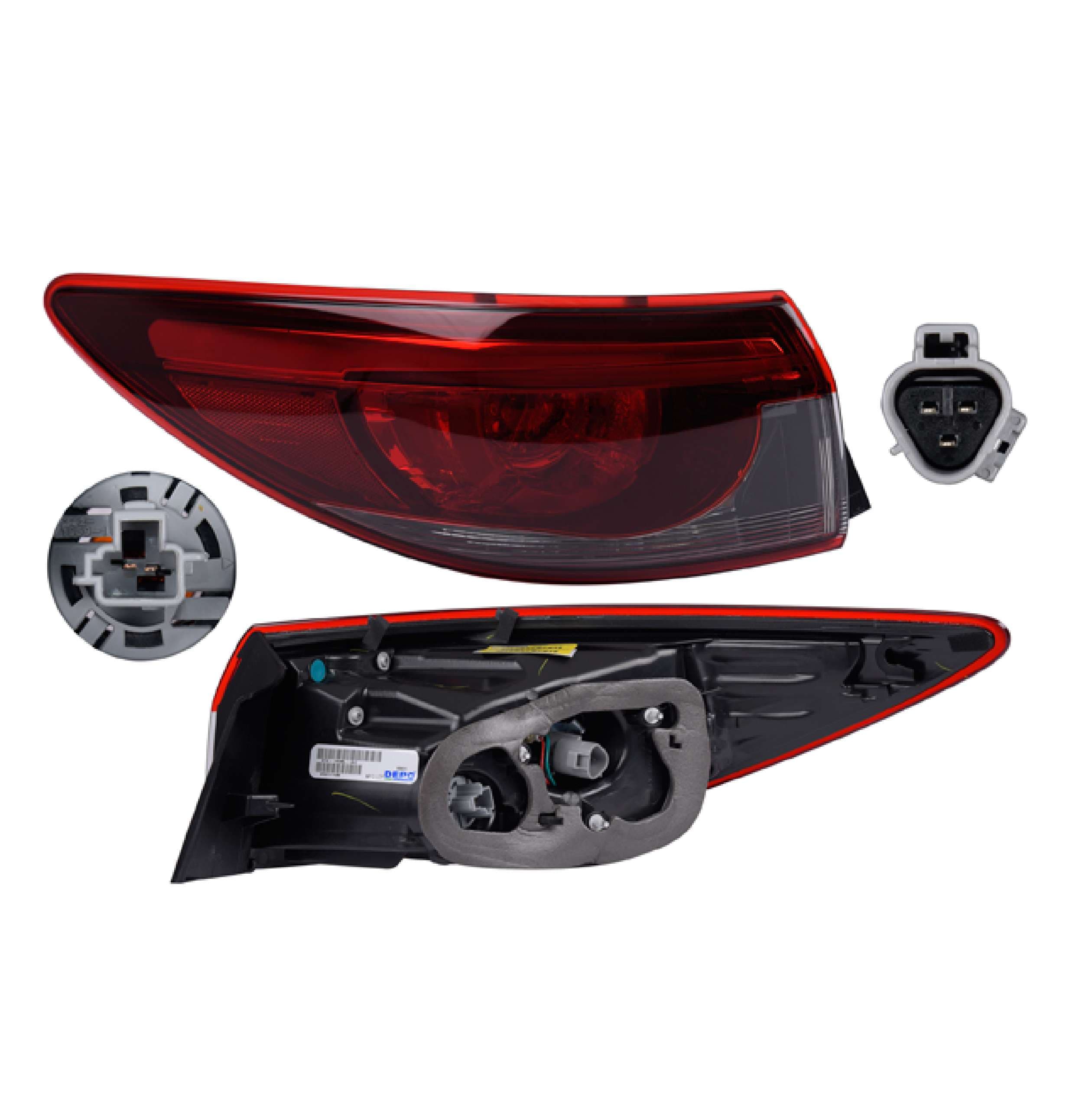 Calavera Exterior Led Mazda 6 G.Touring Plus 2017-2018 Depo Izquierda
