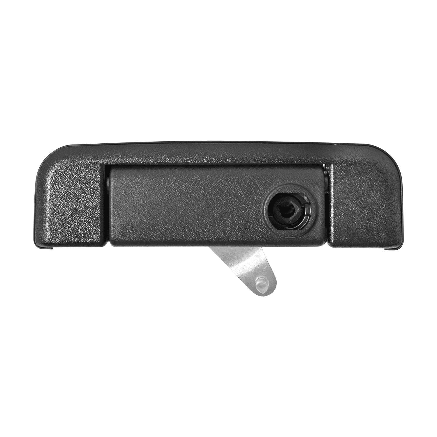 Manija De Tapa Toyota Hilux Vigo 2005-2015 Con Hoyo Para Llave Corrugada Negra Plastico Hushan