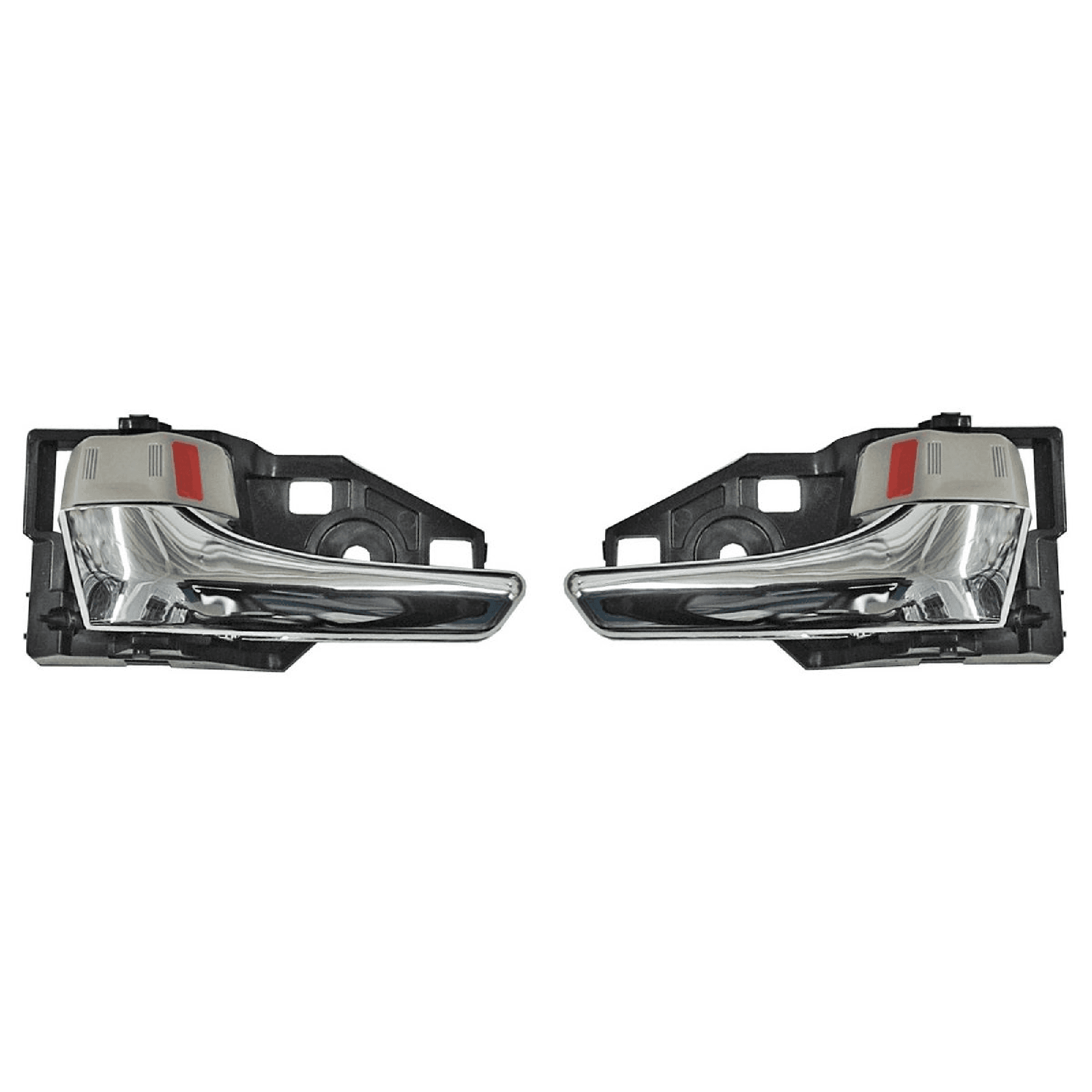 Par Manijas Interiores Toyota Sienna 2011-2015 Beige/ Cromo Delantera Plastico