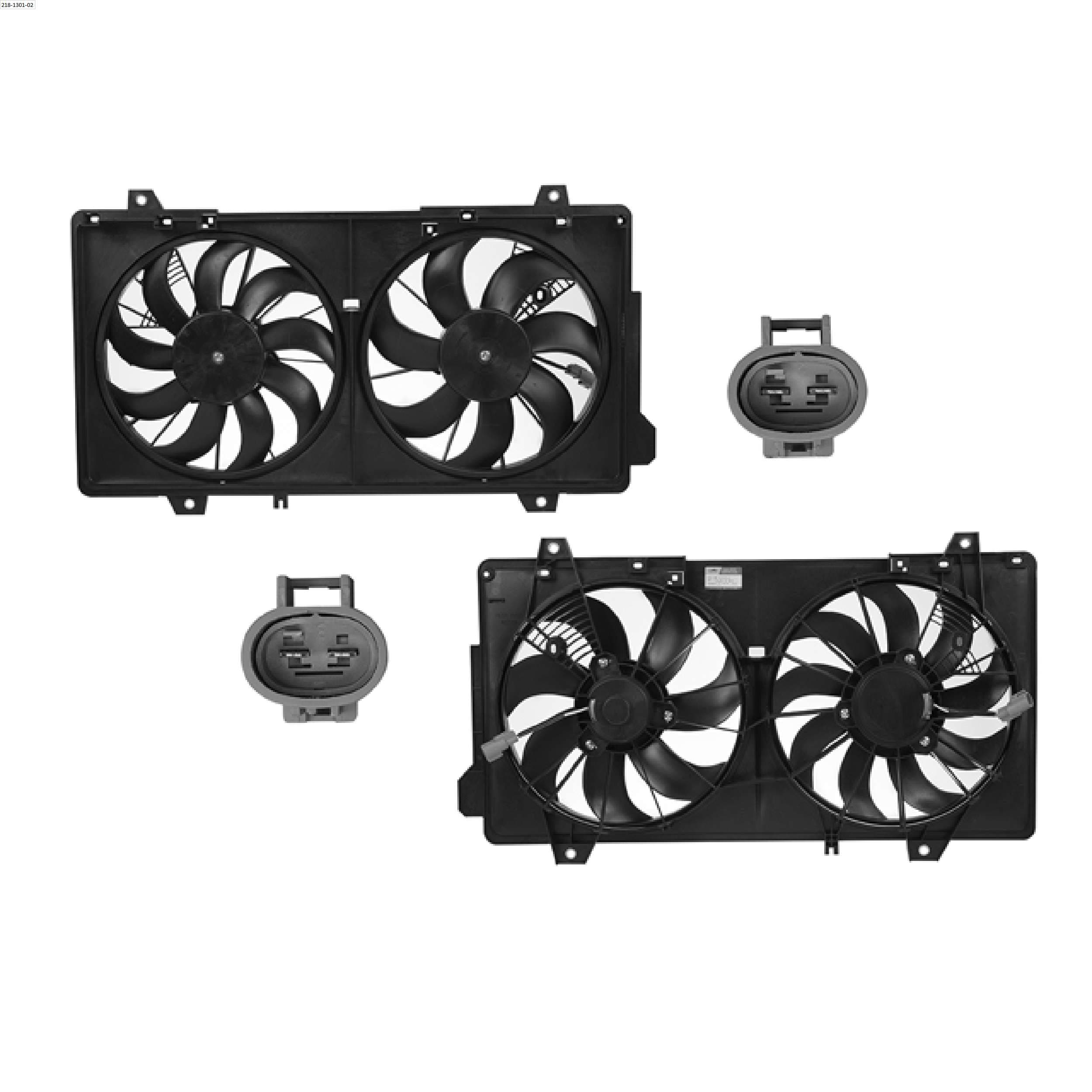 Motoventilador 2:2 Pines Mazda 3 2.0L / 2.5L 2014-2018