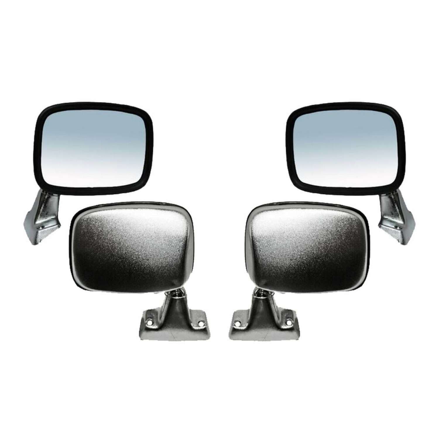 Par Espejos Toyota Pickup 1979-1983 Sin Control Cromo