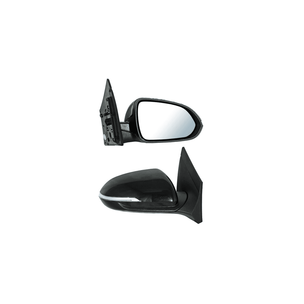Espejo Para Hyundai Accent 2018-2022 Electrico Para Pintar Con Direccional Con Desempañante Con Punto Ciego 6 Pines Izquierdo