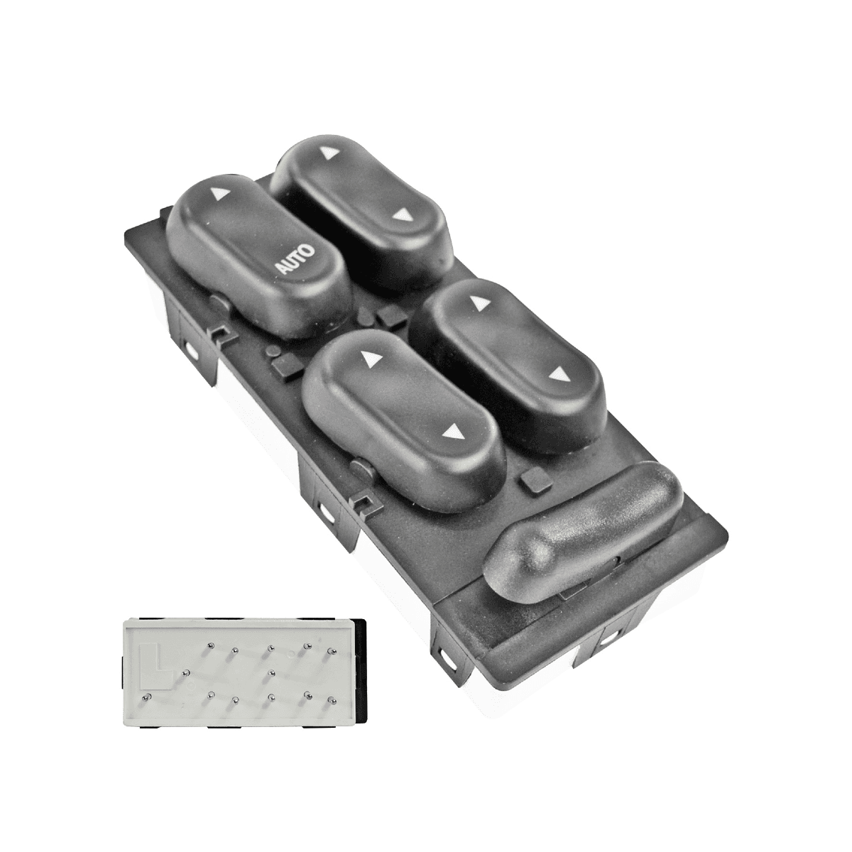 Control Electrico De Elevador Ford Crown Victoria 1998-2002 13 Pines 5 Teclas Negro 12V Izquierdo Delantera Manijauto