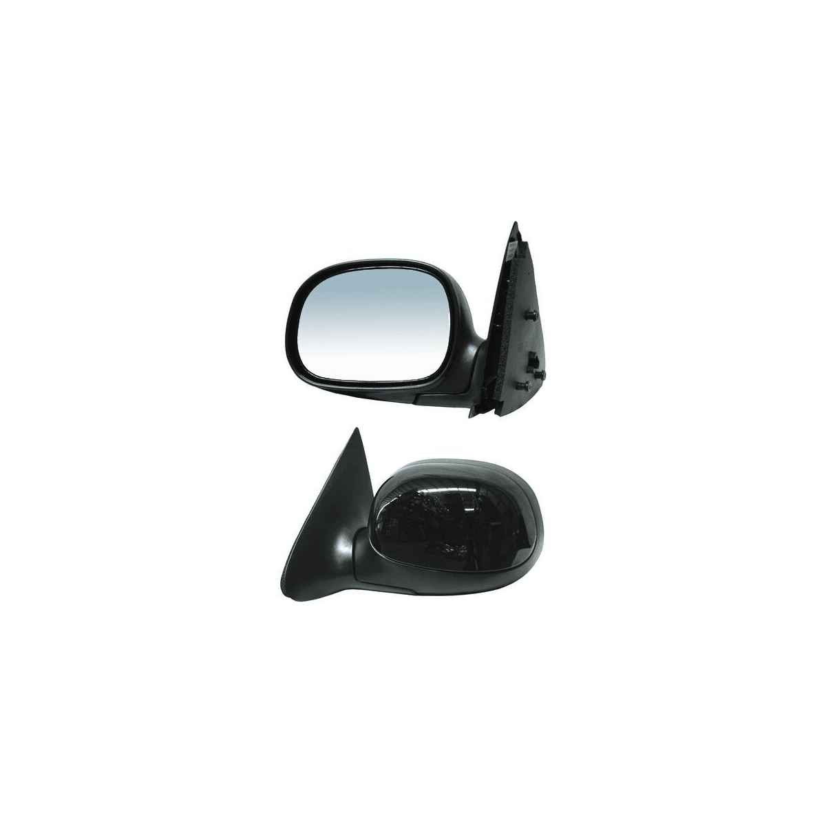 Espejo Ford F150 1997-2009/ F250 2004-2009/ Lightning/ Lariat/ Harley/ King Ranch/ Base/ Xl/ Xlt Sin Control Negro Izquierdo