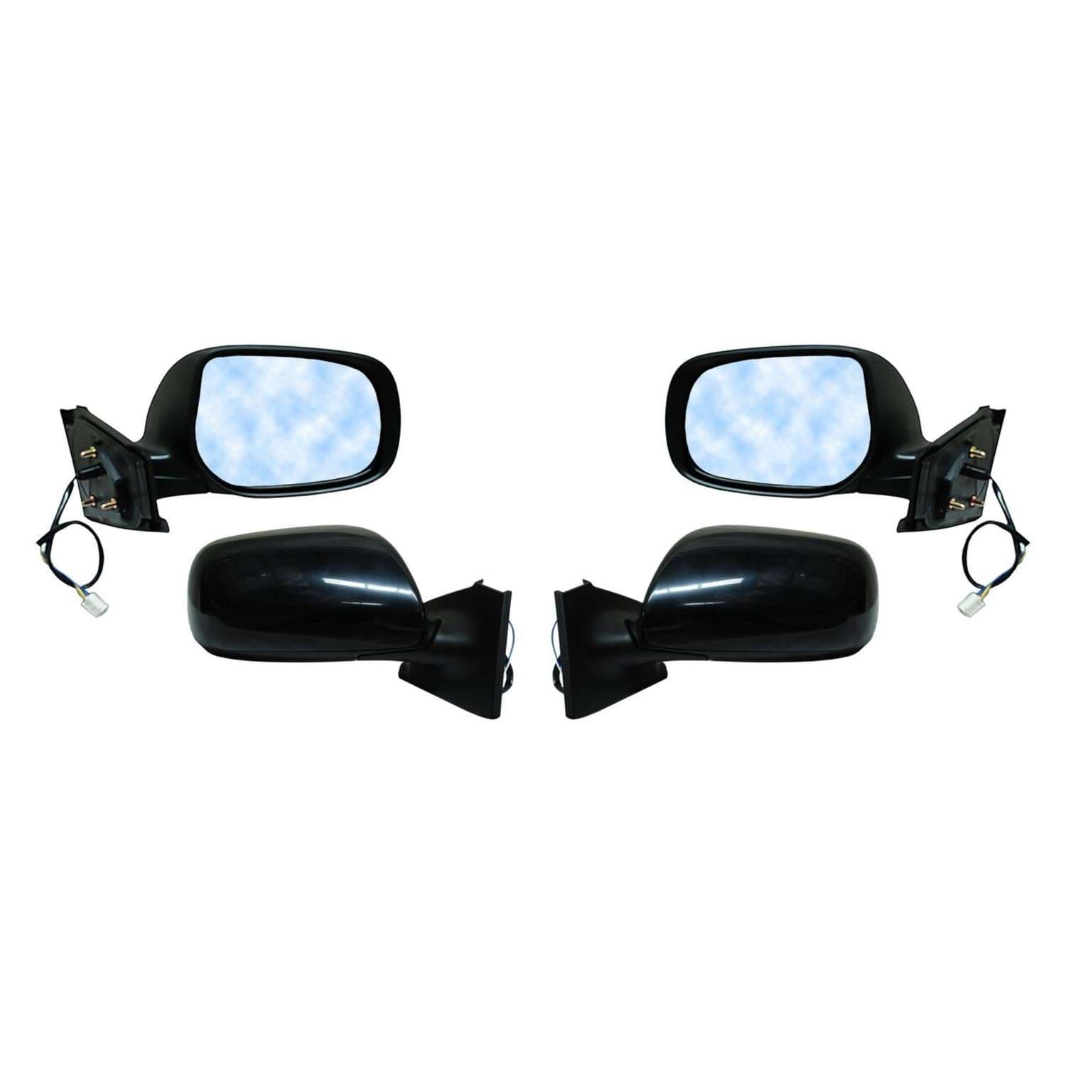 Par Espejos Toyota Yaris Rs/ Premium/ Core/ Base/ S/ Ce/ Le 2007-2011 5Puertas Electrico Abatible