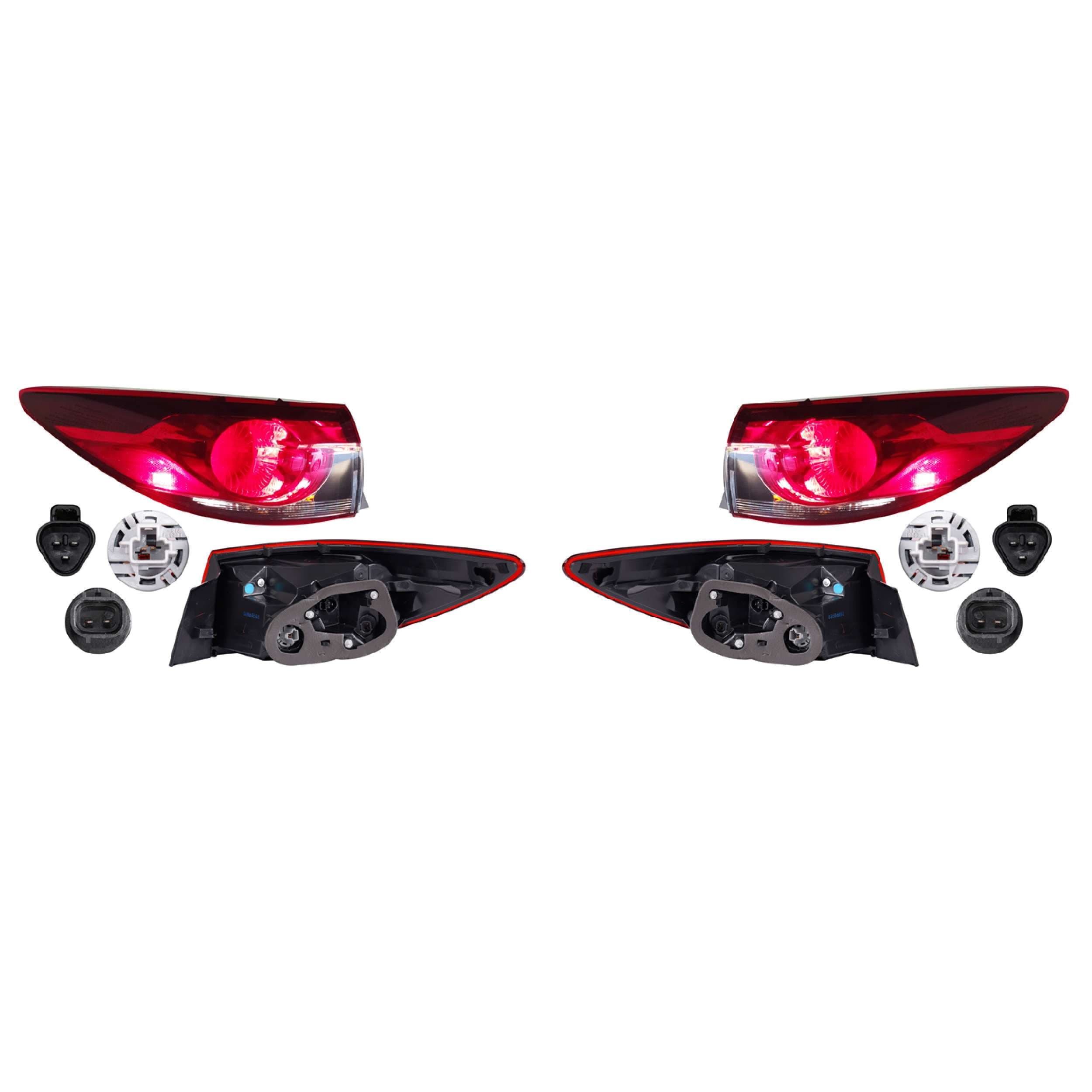 Par Calaveras Exteriores Leds Mazda 6 Sedan 2014-2018 Depo