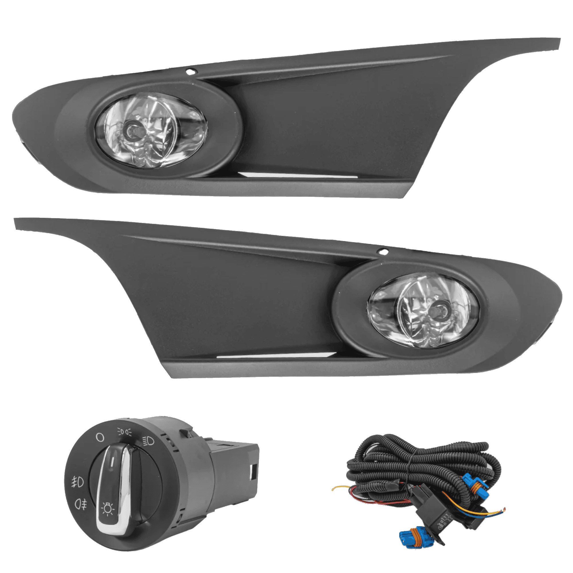Kit faros niebla Volkswagen Jetta 2011-2014 con arnes Euroswitch y focos
