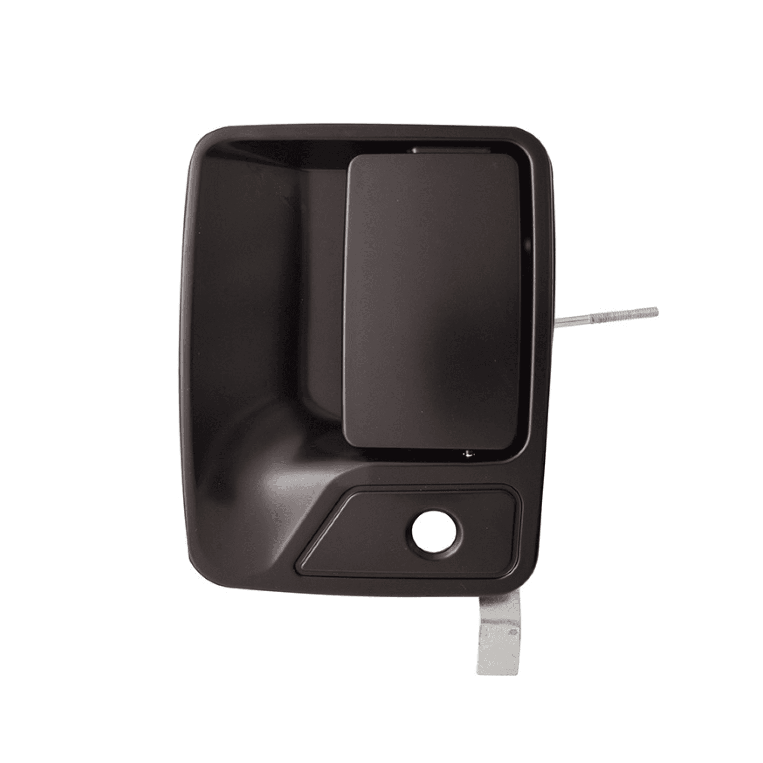 Manija Exterior Ford Super Duty F-250/F-350/F-450/F-550 1999-2016 Con Hoyo Para Llave Lisa Para Pintar Negra Plastico Izquierdo Delantera Hushan