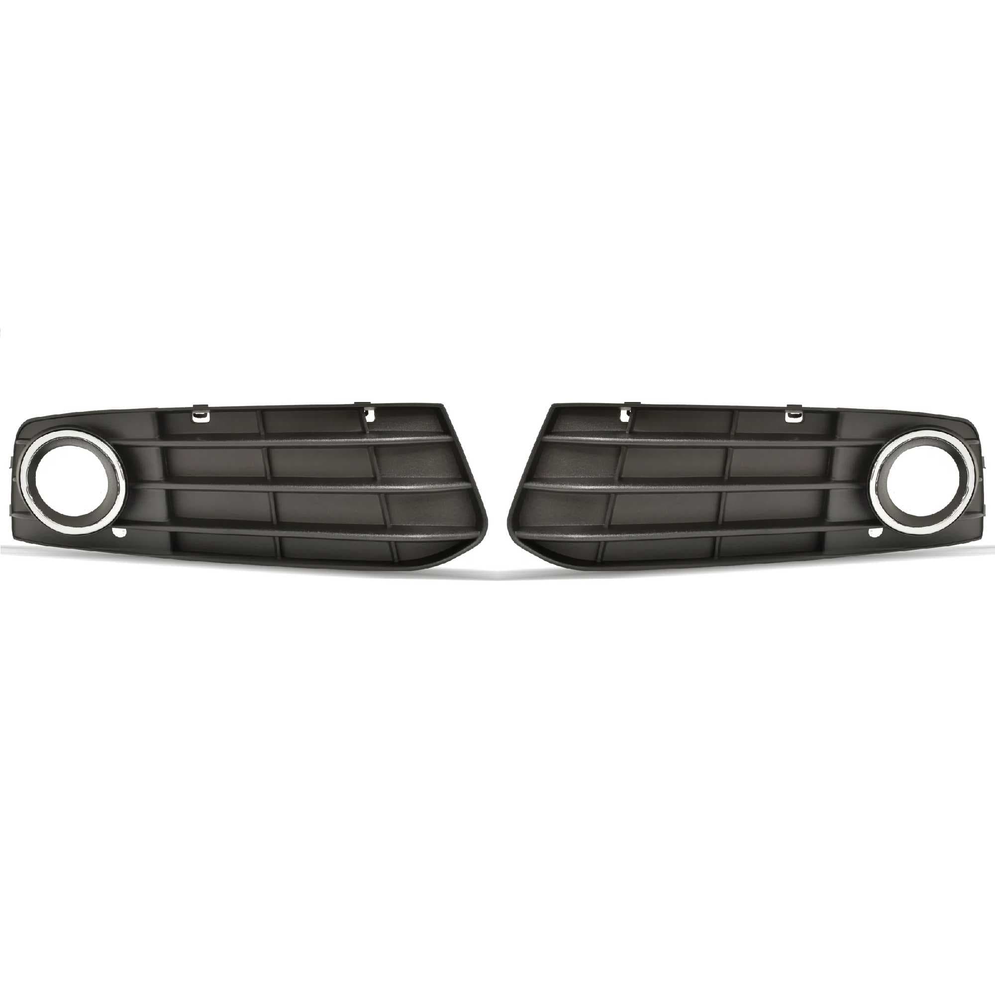 Par Rejillas Audi A4 2009-2012 Con Hoyo Cromada