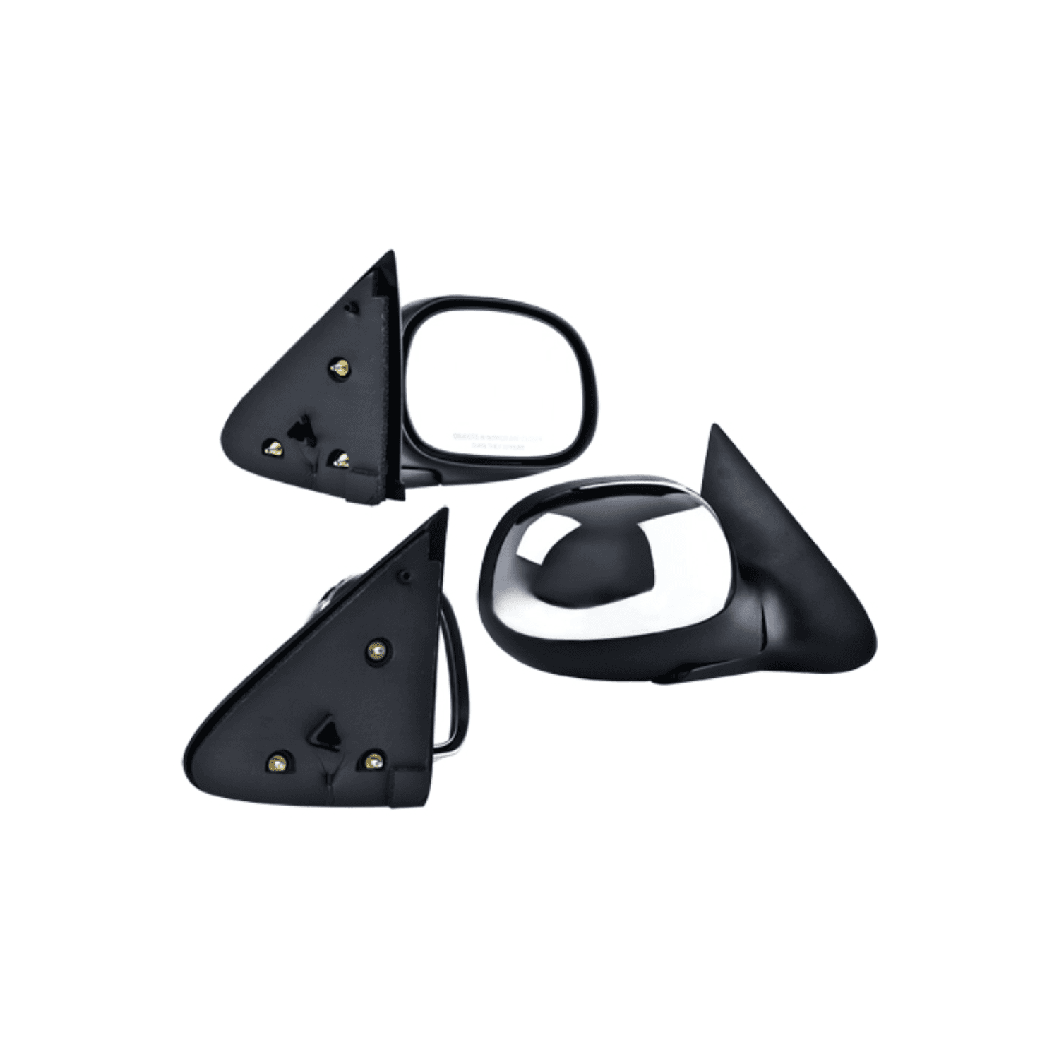 Espejo Derecho Cromado Ford F-150 4.6 2P 1997-2009 / Ford F-150 5.0 2P 1997-2009 / Ford F-150 4.6 4P 1997-2009 / Ford F-150 5.0 4P 1997-2009 / Ford F-250 1997-2009 / Ford Lobo 1997-2003