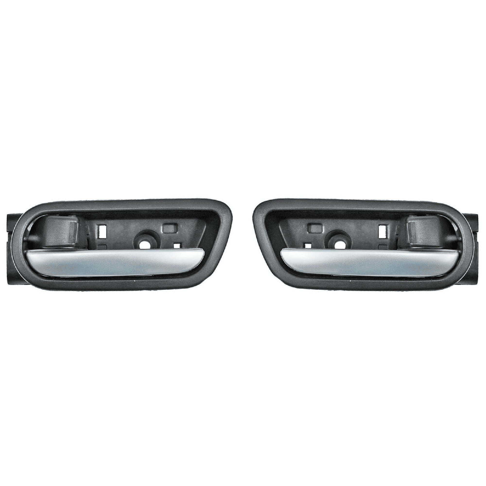 Par Manijas Interiores Mazda Cx9 2007-2015 Plastico Negra/ Plata Trasera