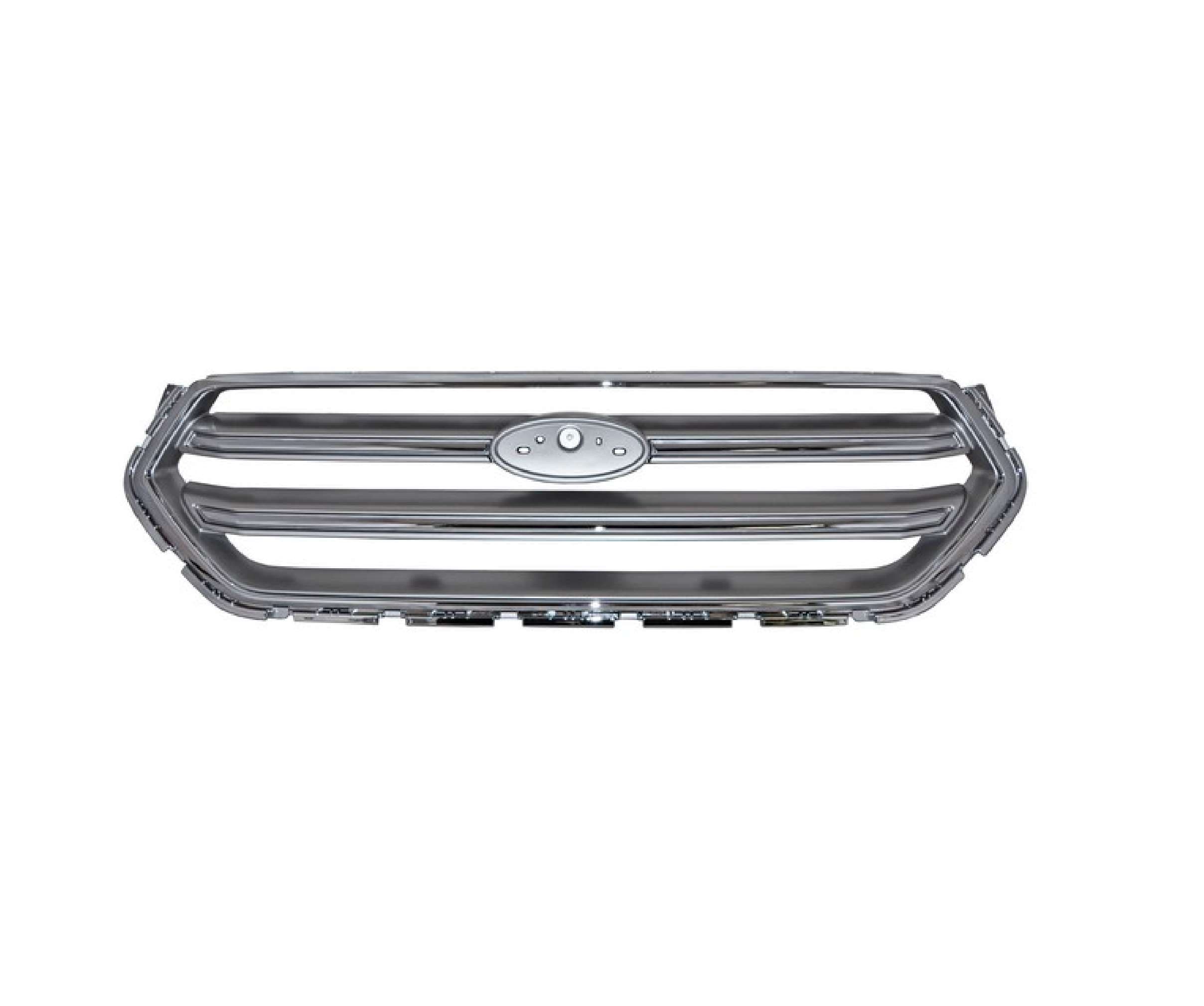 Parrilla Ford Escape 2017-2019 Plata Con Filo Cromado