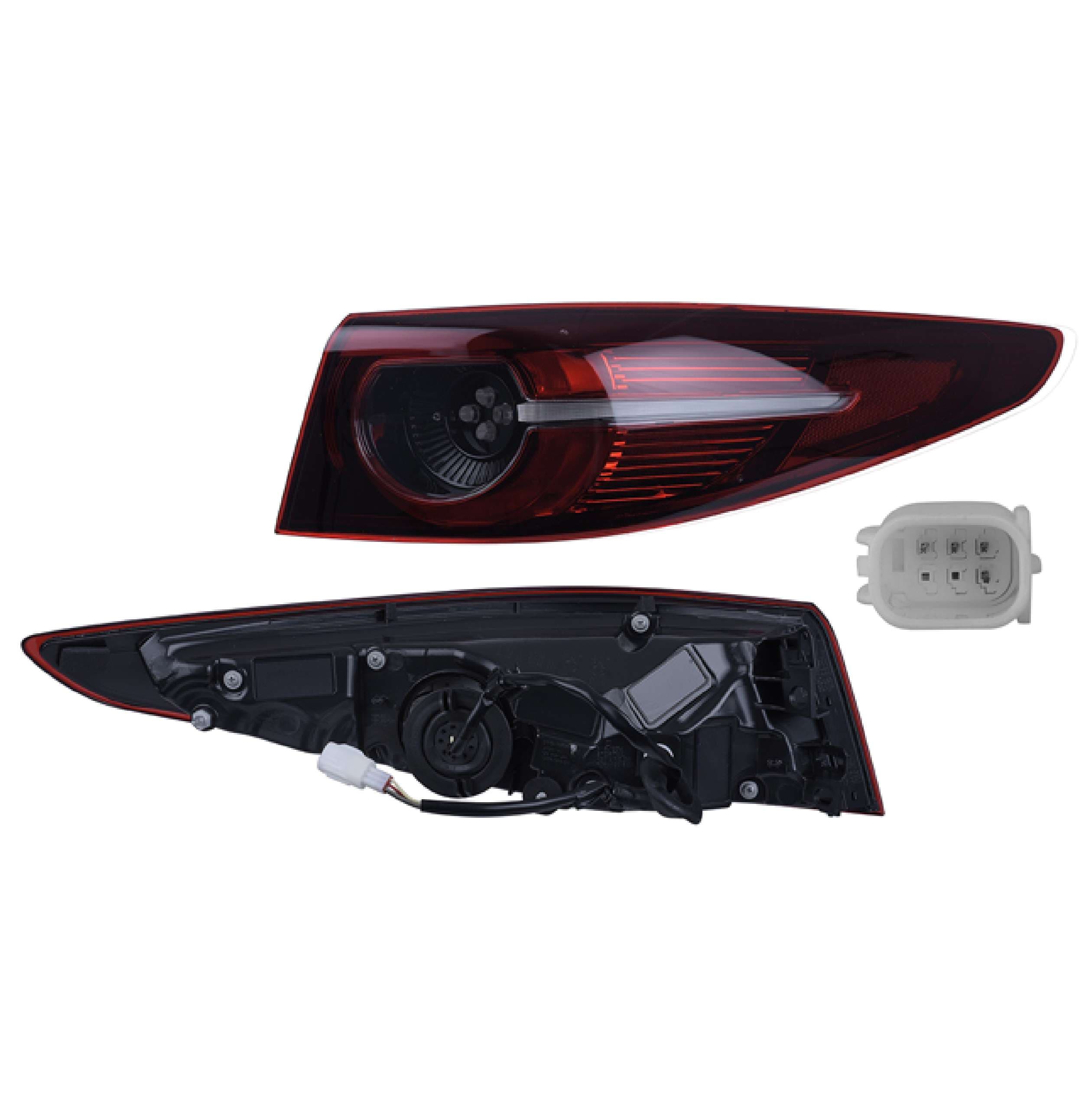 Calavera Exterior Led Mazda 3 4P G.Touring 2019-2021 Depo Derecha