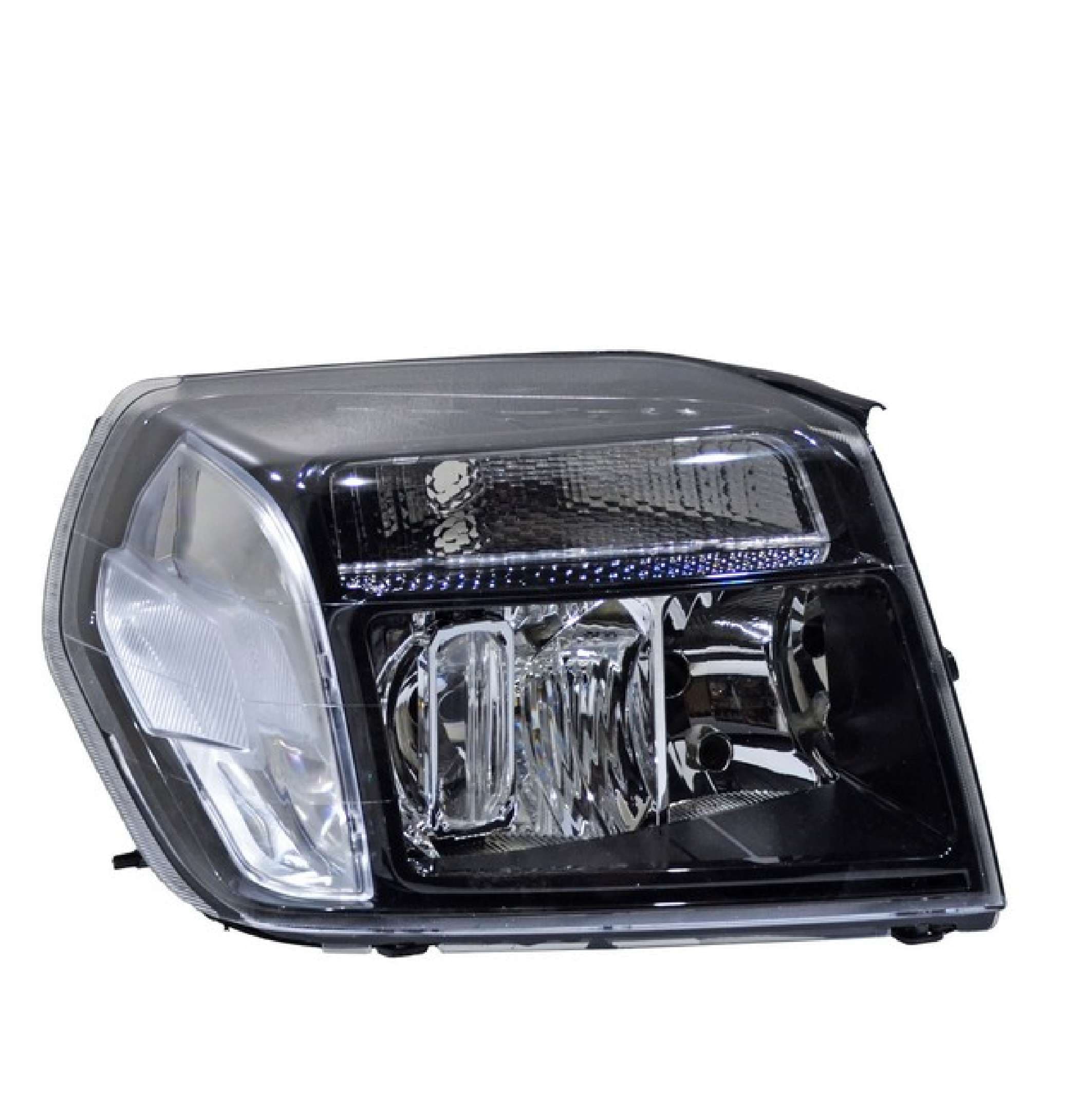Faro Ford Ranger 2010-2012 Fondo Negro Derecho