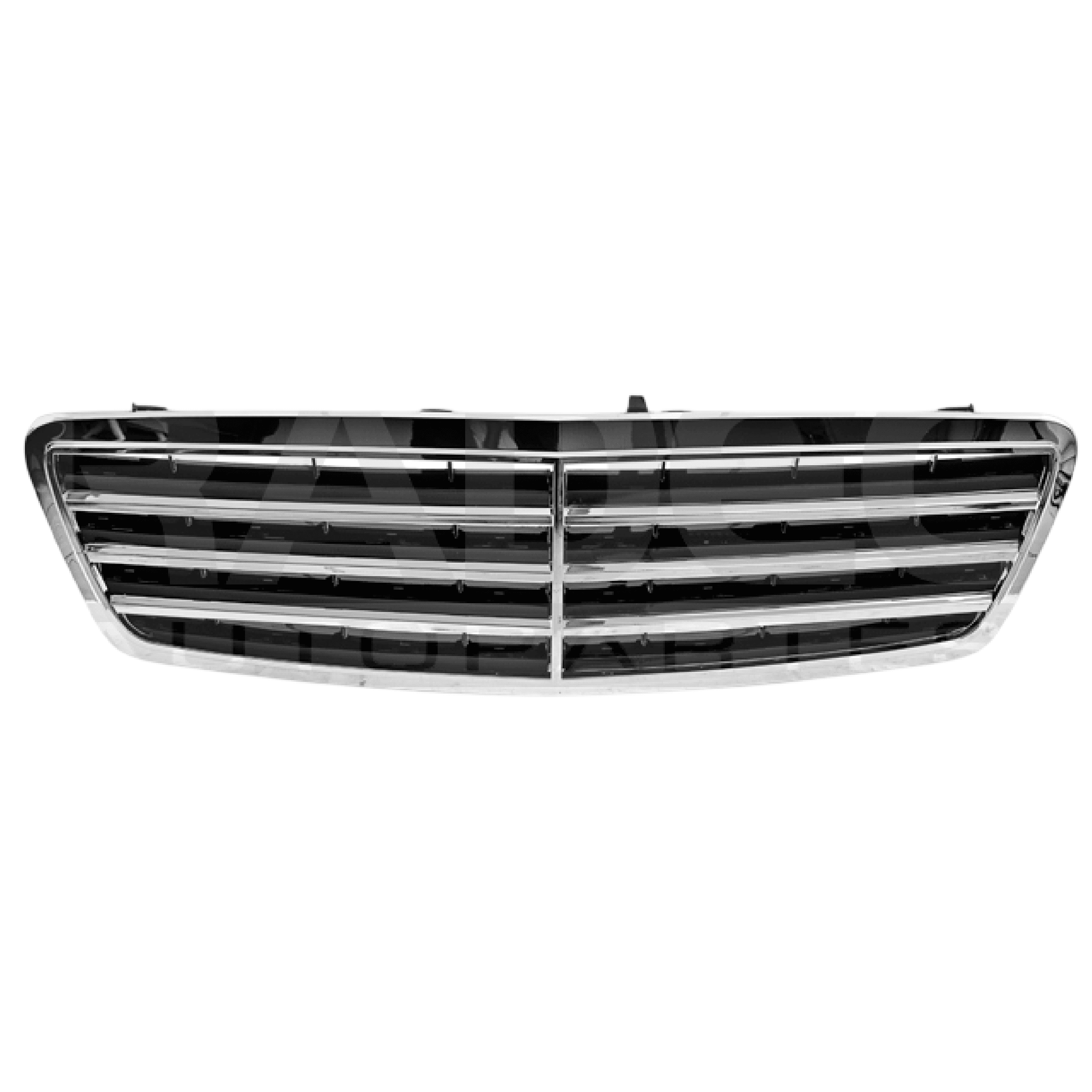 Parrilla Negra Cromada Mercedes Benz Clase C 2001-2007