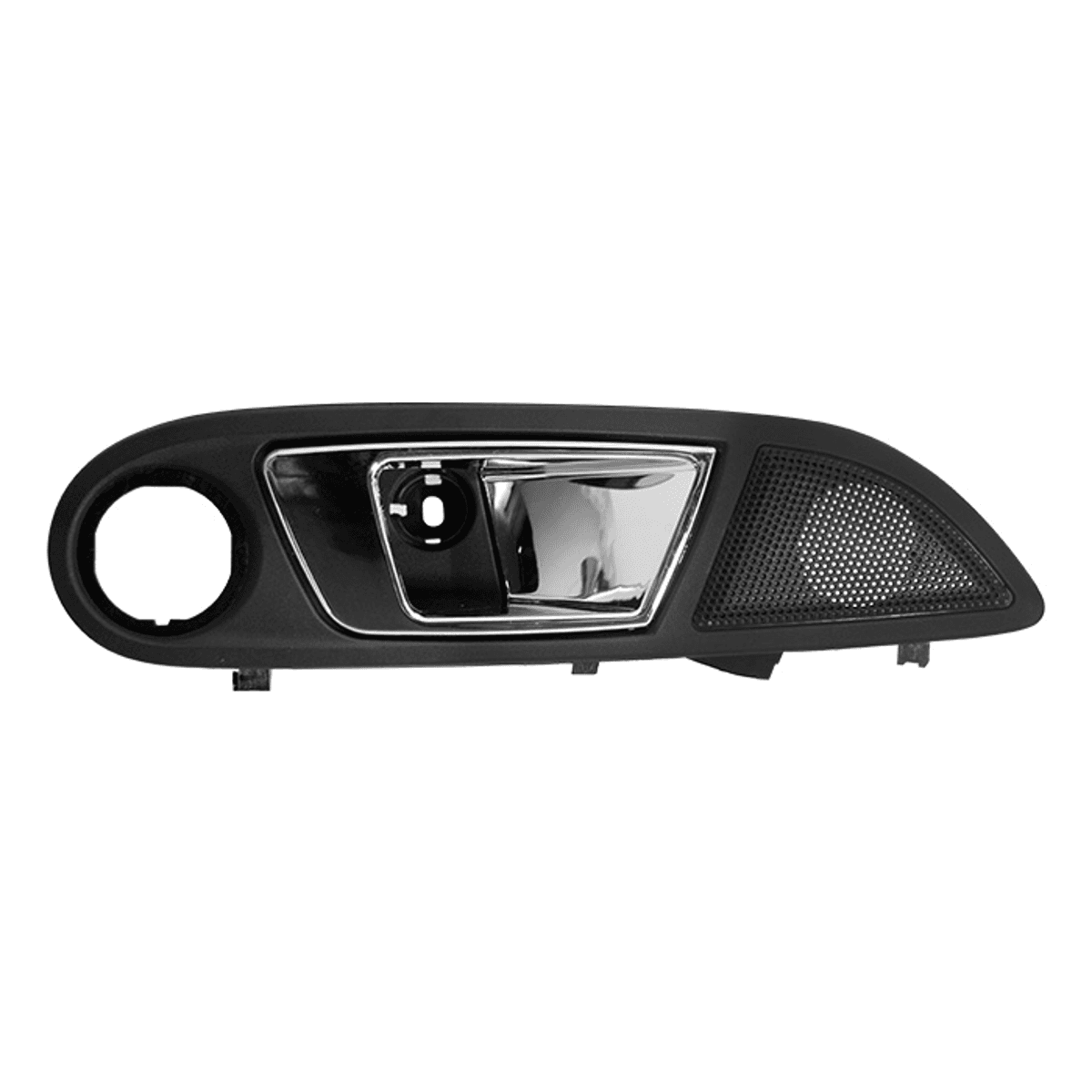 Manija Interior Ford Ecosport 2013-2017 Con Hoyo Cromada/Negra Plastico Derecha Delantera Hushan