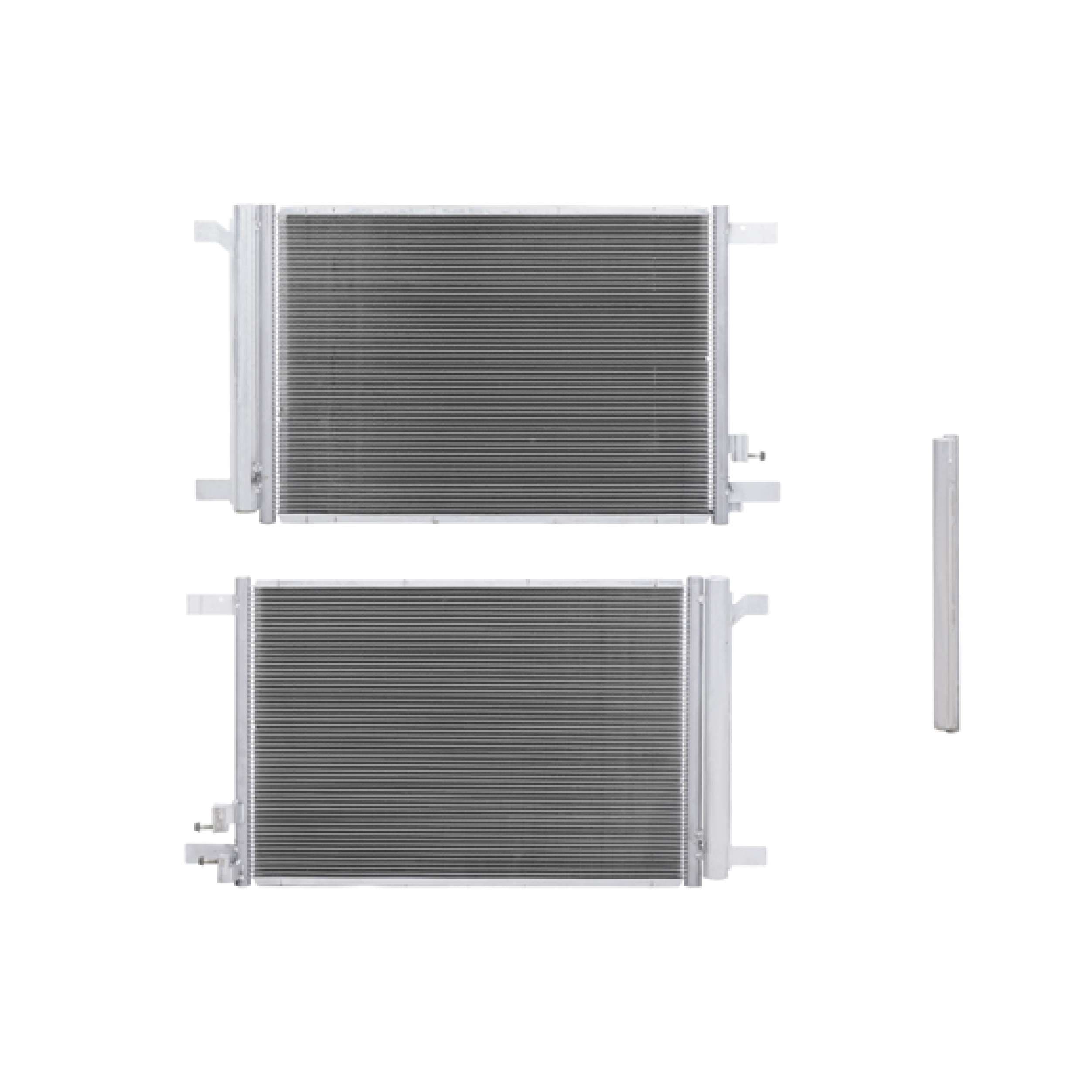 Condensador Con Desidratador Volkswagen Golf 2.0 2018-2020 / Audi A3 2015-2020 / Audi S3 2015-2020 / Audi Tt 2016-2018 / Audi Rs3 2017-2019