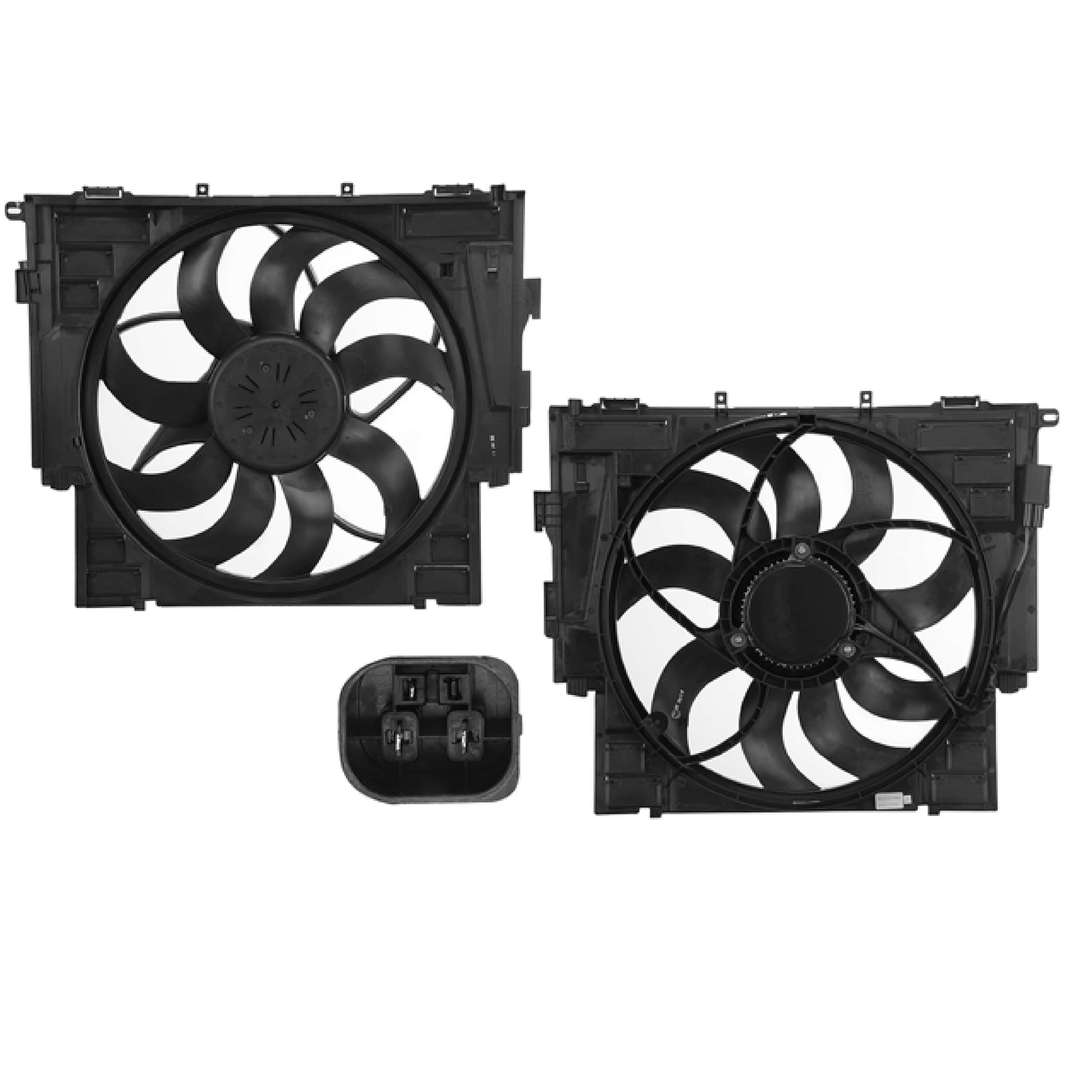 Motoventilador 3 Pines Bmw Serie 5 2.0L Turbo 2012-2016