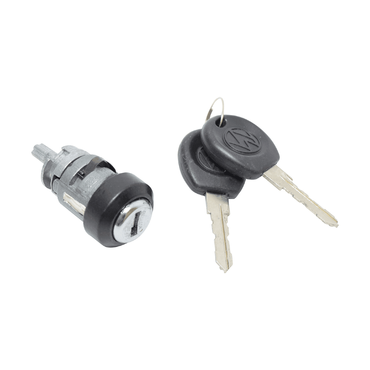 Cilindro De Encendido Volkswagen Caribe 1977-1987 Metal Negra/Cromo 12V