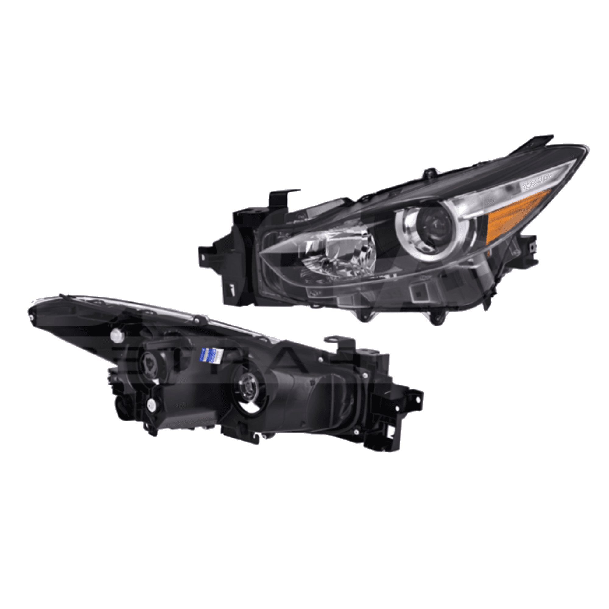 Faro Izquierdo Mazda 3 2017-2018 Mexico Para Foco Halogeno Depo