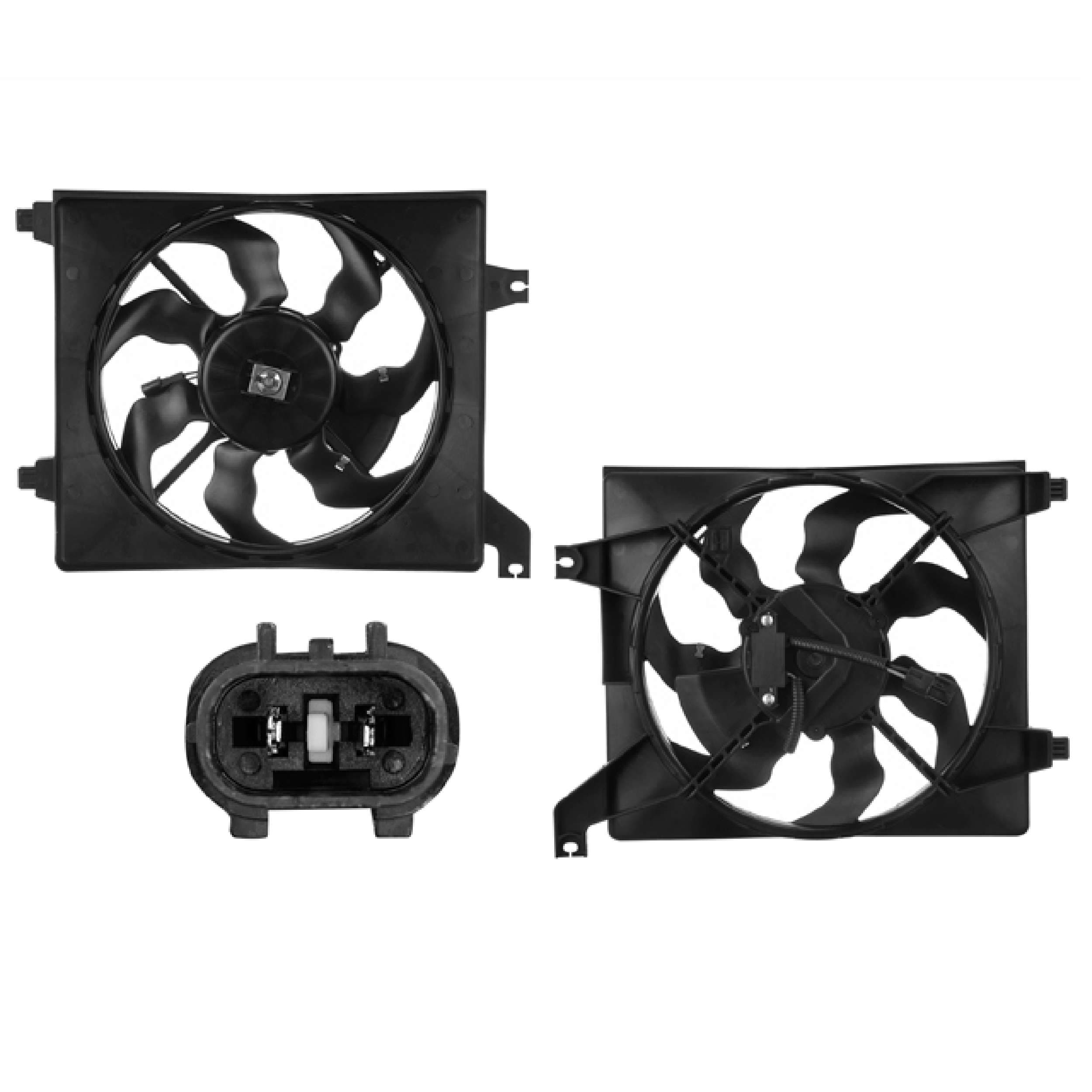 Motoventilador 2 Pines Dodge Attitude 1.4L / 1.6L 2006-2011 / P/Hyundai Accent 2006-2011