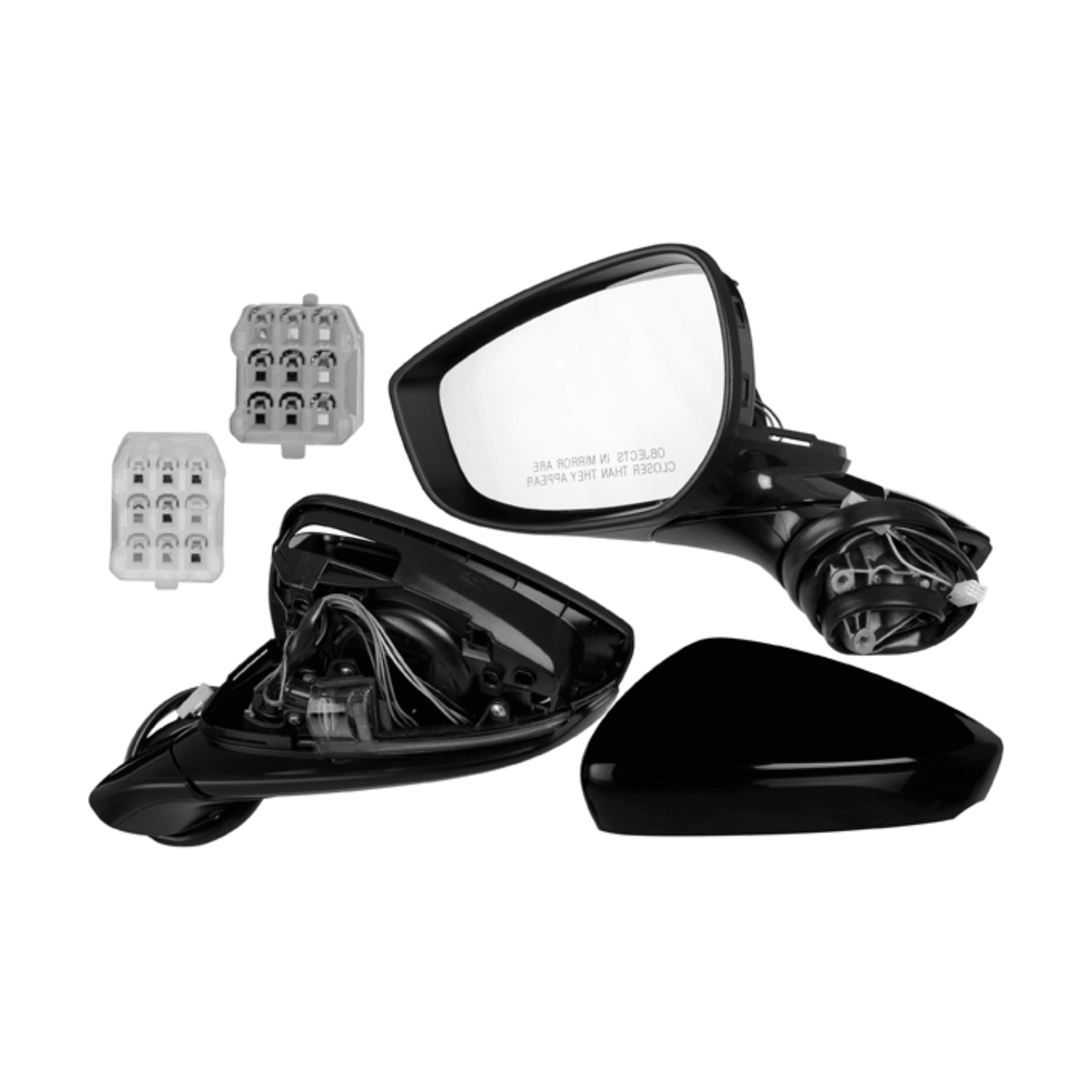 Espejo Izquierdo Para Pintar Mazda 3 I Sedan / Mazda 3 I Sport Sedan / Mazda 3 I Grand Touring Sedan / Mazda 3 Hybrid Sedan 2019-2025
