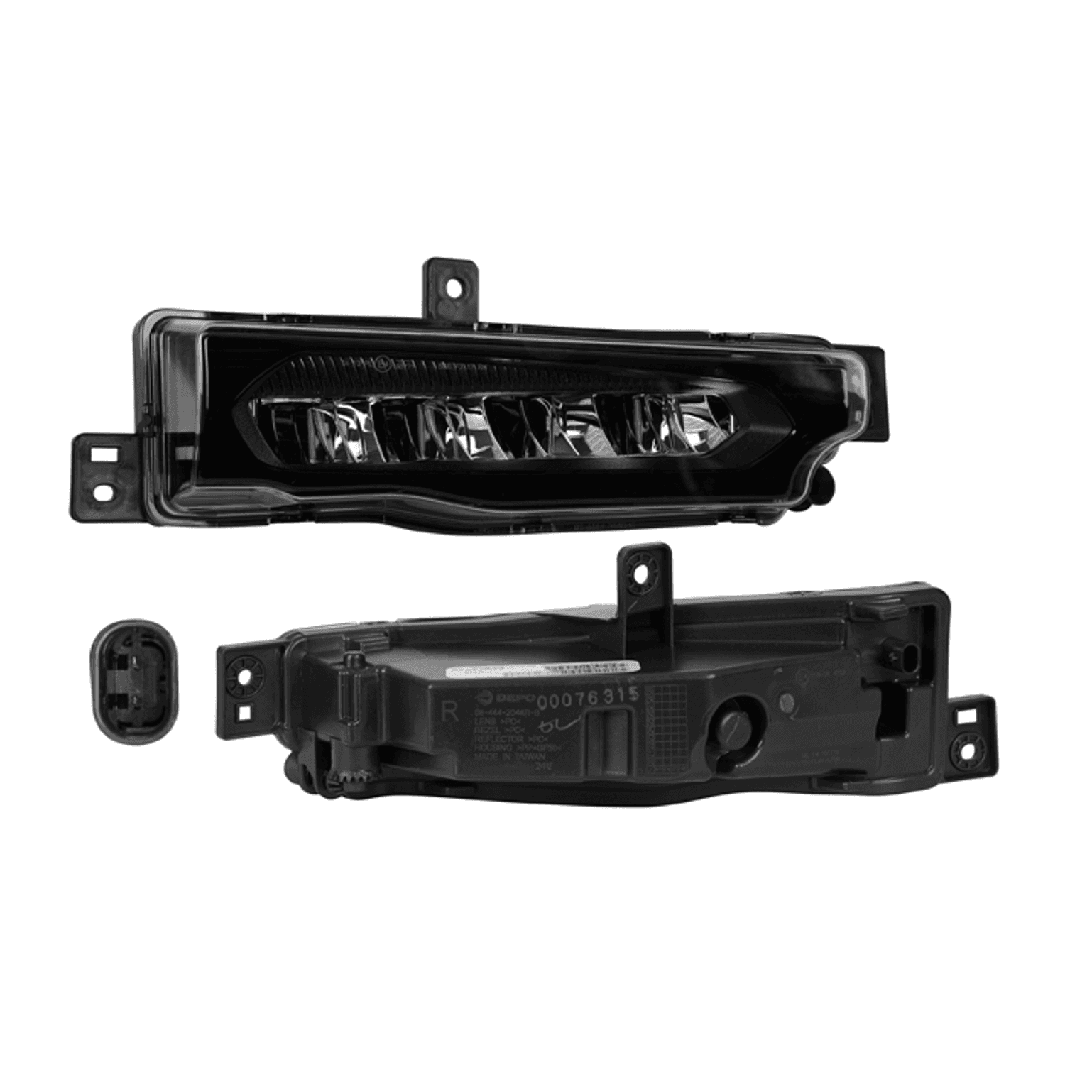 Faro Niebla Derecho Negro Con Leds Bmw X3 2018-2021 Depo