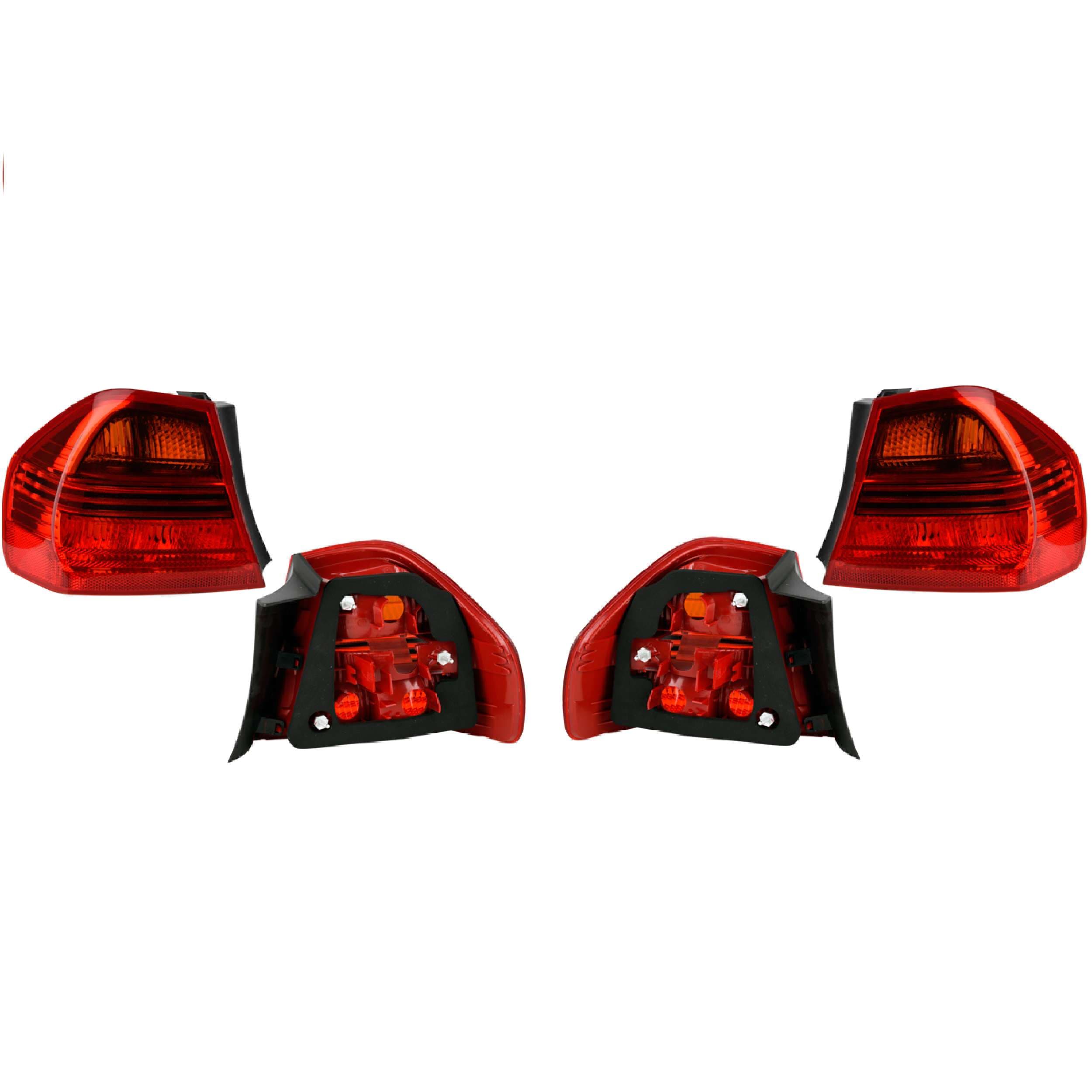 Par Calaveras Exteriores Bmw Serie 3 Sedan 2006-2009 Depo