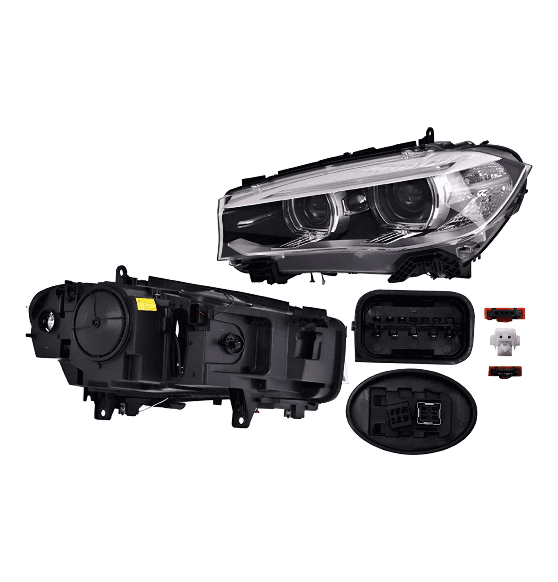 Faro Izquierdo Bmw X5 2014-2018 Electrico Con Motor Leds Para Foco Xenon Depo