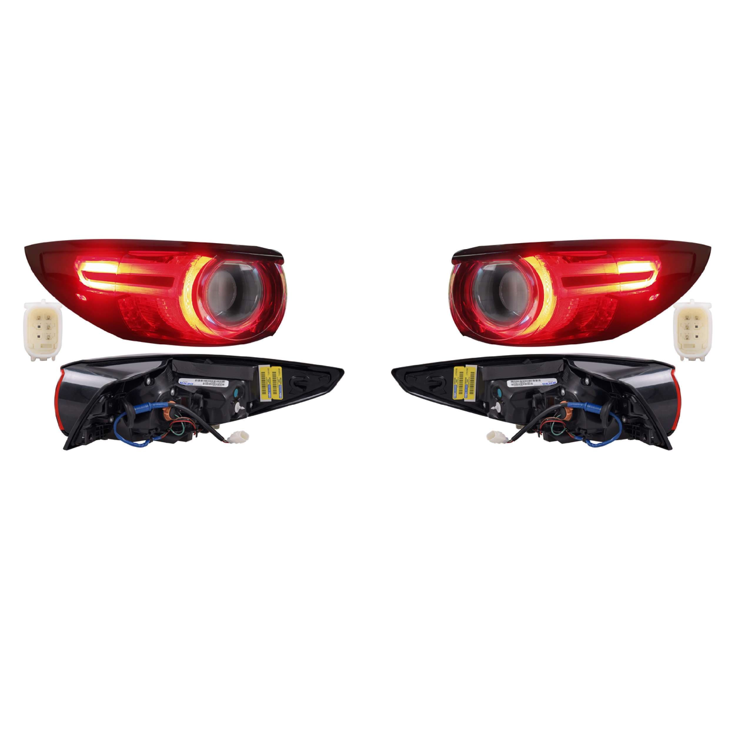 Par Calaveras Exteriores Leds Mazda Cx5 G.Touring 2018-2021 Depo