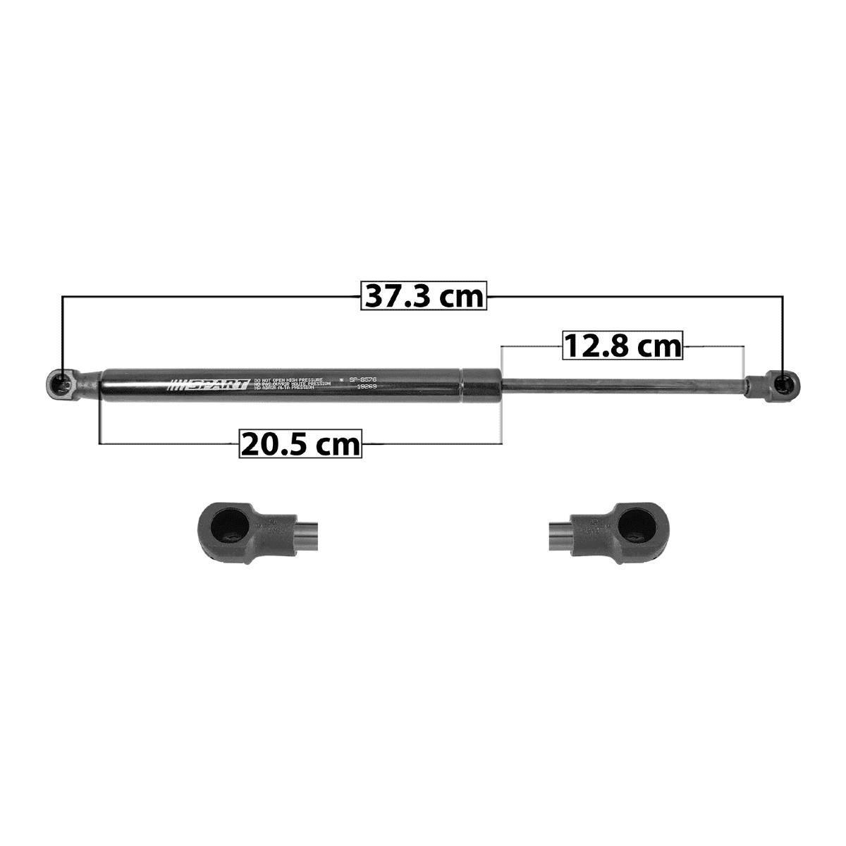 Amortiguador Cajuela Bmw Serie 3 328I 2007-2011 3 328I Bw Serie 3 335I 37.3 20.5 12.8 Entrada Tipo 1 Entrada 2 Tipo 1 350 78.68 35.69 290 65.19 29.57 Spart Tur Derecha/Izquierda Spart