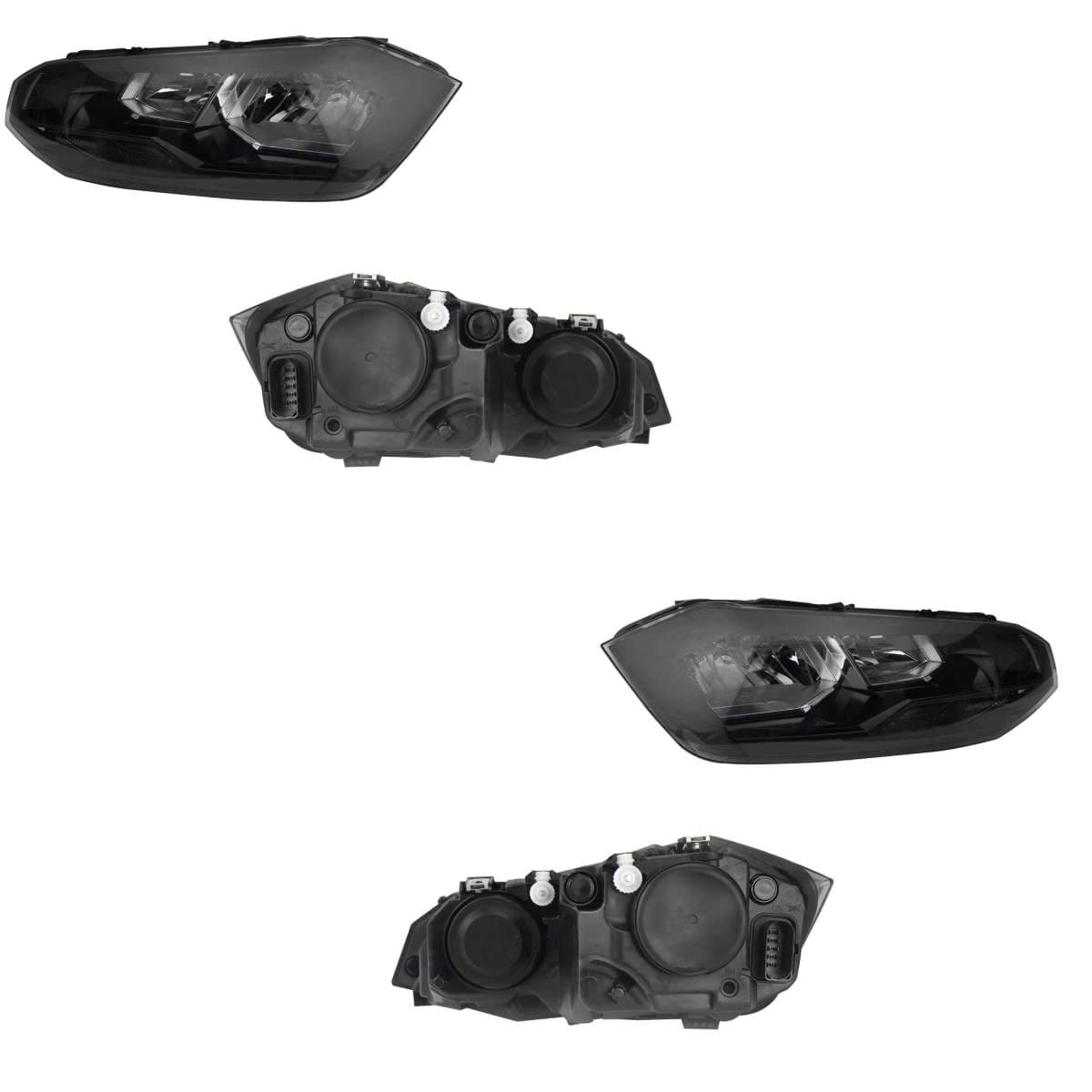Par Faros Volkswagen SAVEIRO PEPPER 2017-2023 Fondo Cromado Doble As