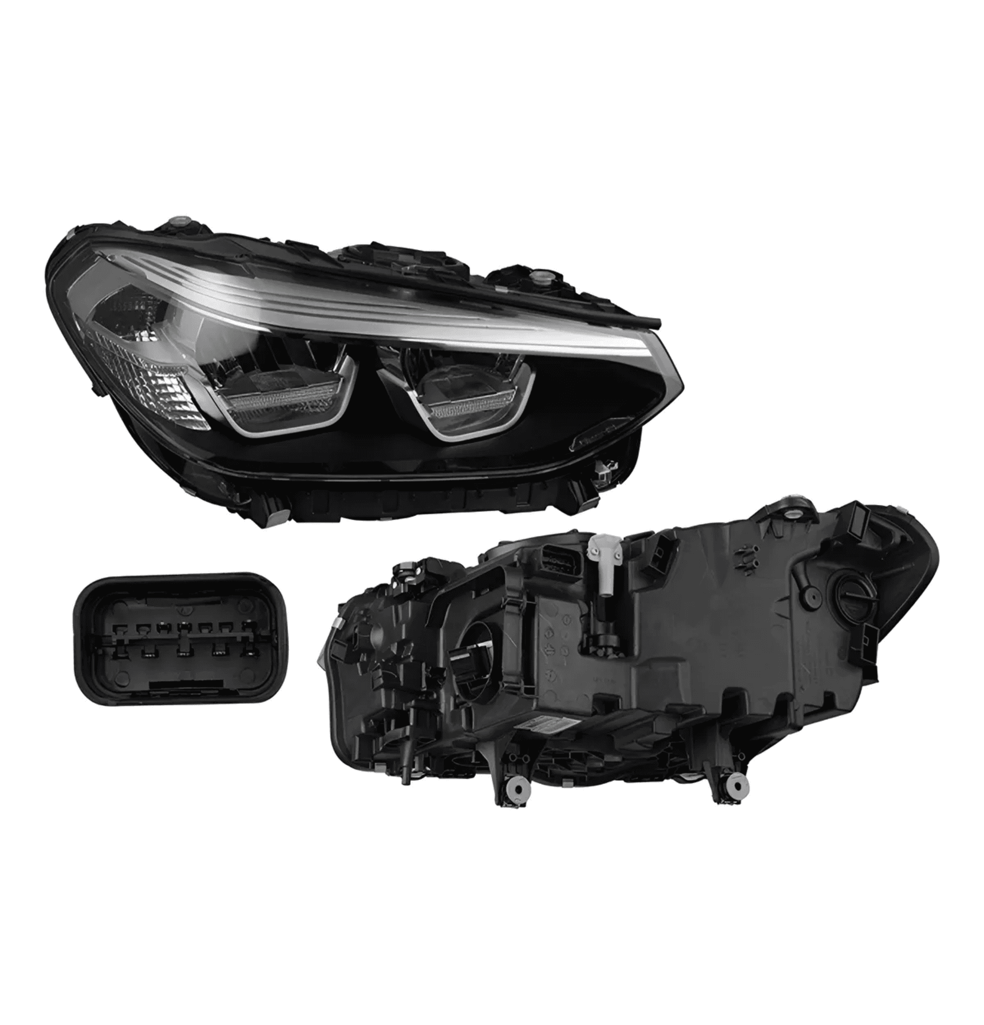 Faro Derecho Bmw X3 2018-2021 Con Leds Depo