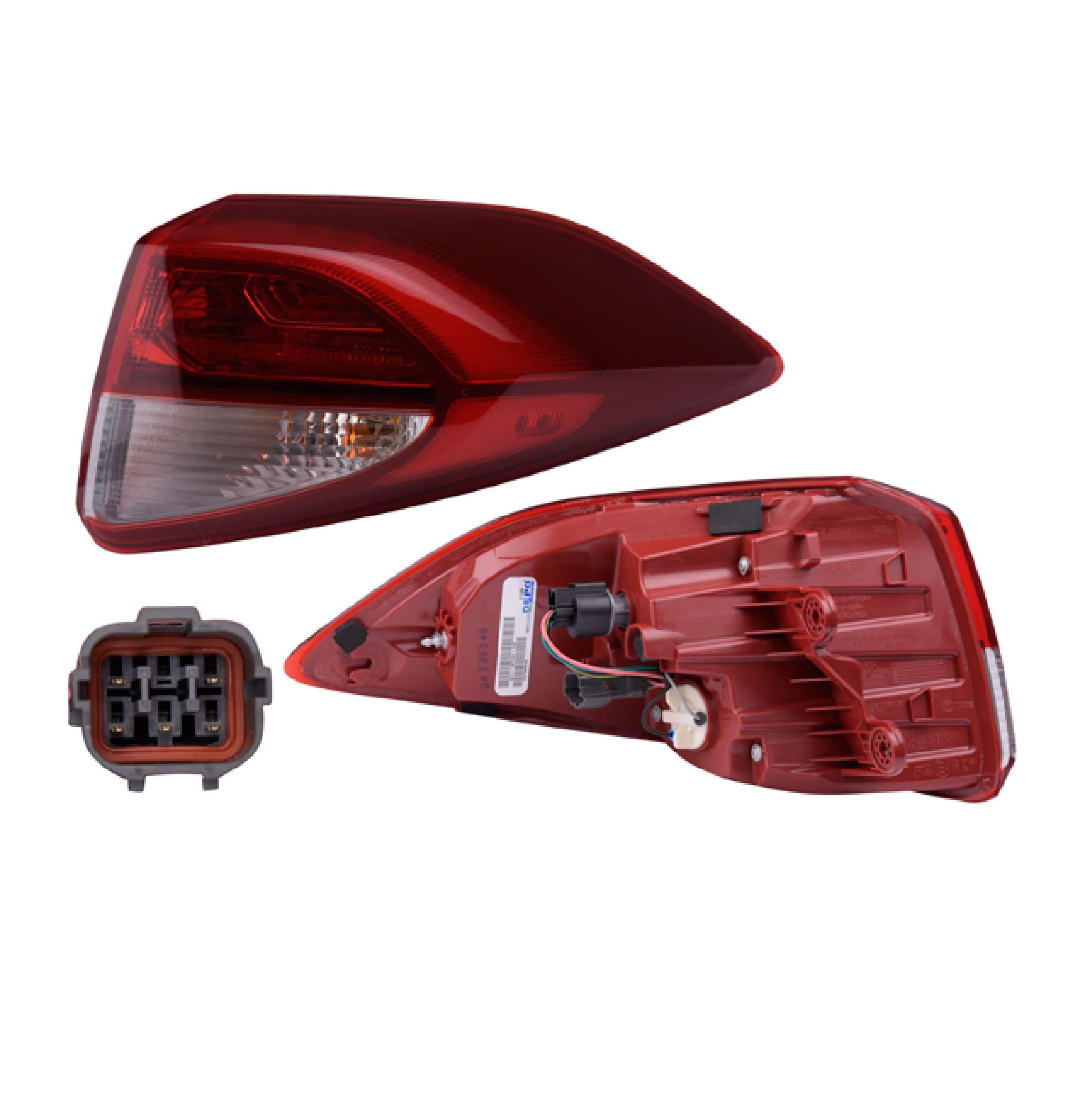 Calavera Exterior Led P/Hyundai Tucson 2016-2018 Depo Derecha