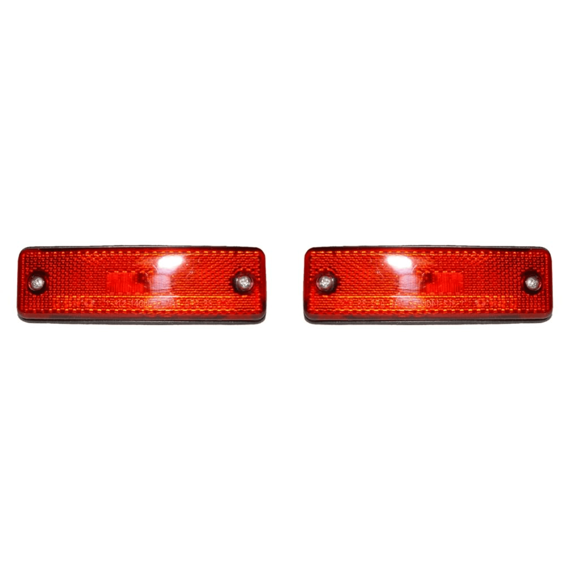 Par Cuartos Lateral Toyota Camry 1987-1991 Rojo