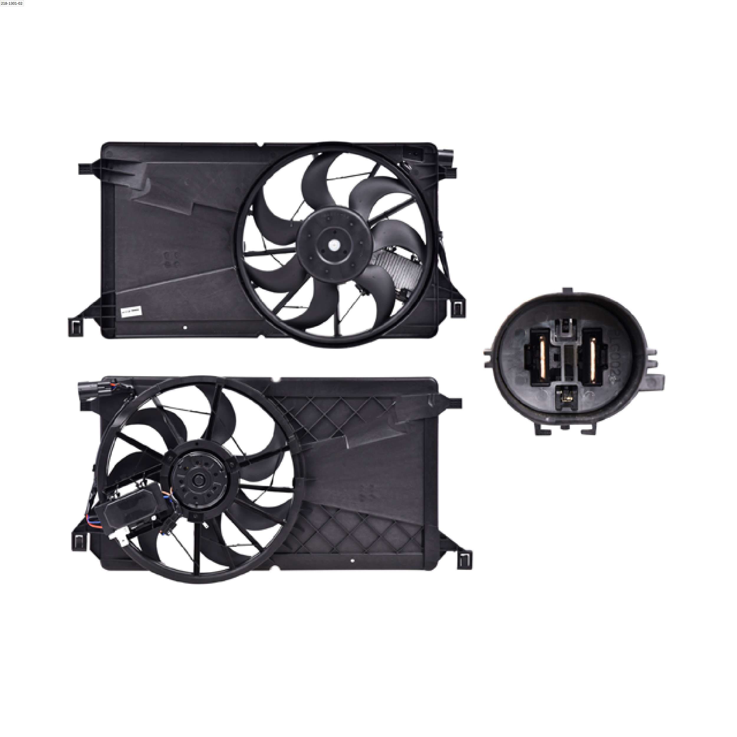 Motoventilador 2 Pines Mazda 3 2.0L / 2.3L 2004-2009