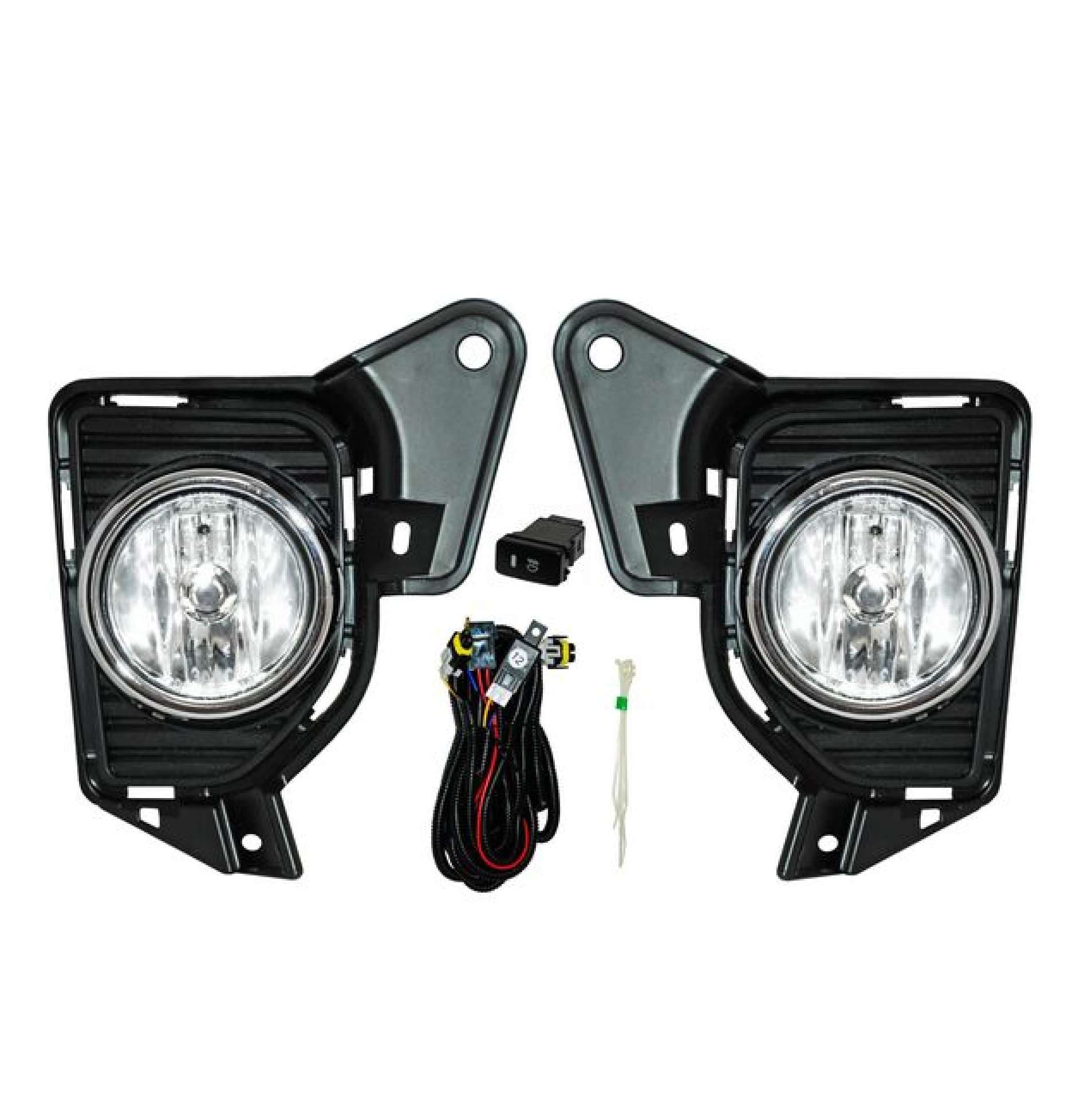 Faro Niebla Toyota Hiace 2014-2019 Con Parrilla Filo Cromado Juego