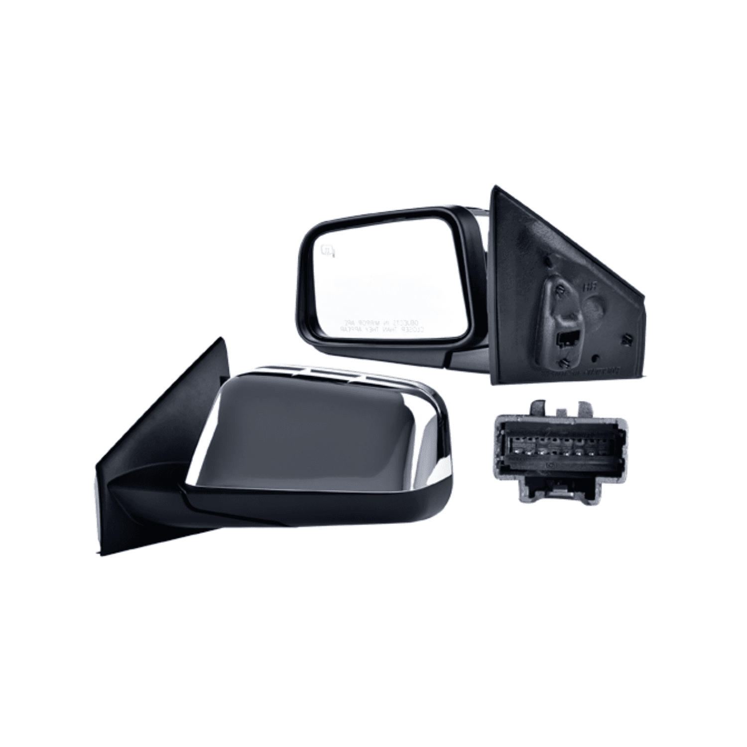 Espejo Izquierdo Cromo Con Luz Ford Edge Sel 3.5 / Ford Edge Se 3.5 / Ford Edge Limited 3.5 2007-2011