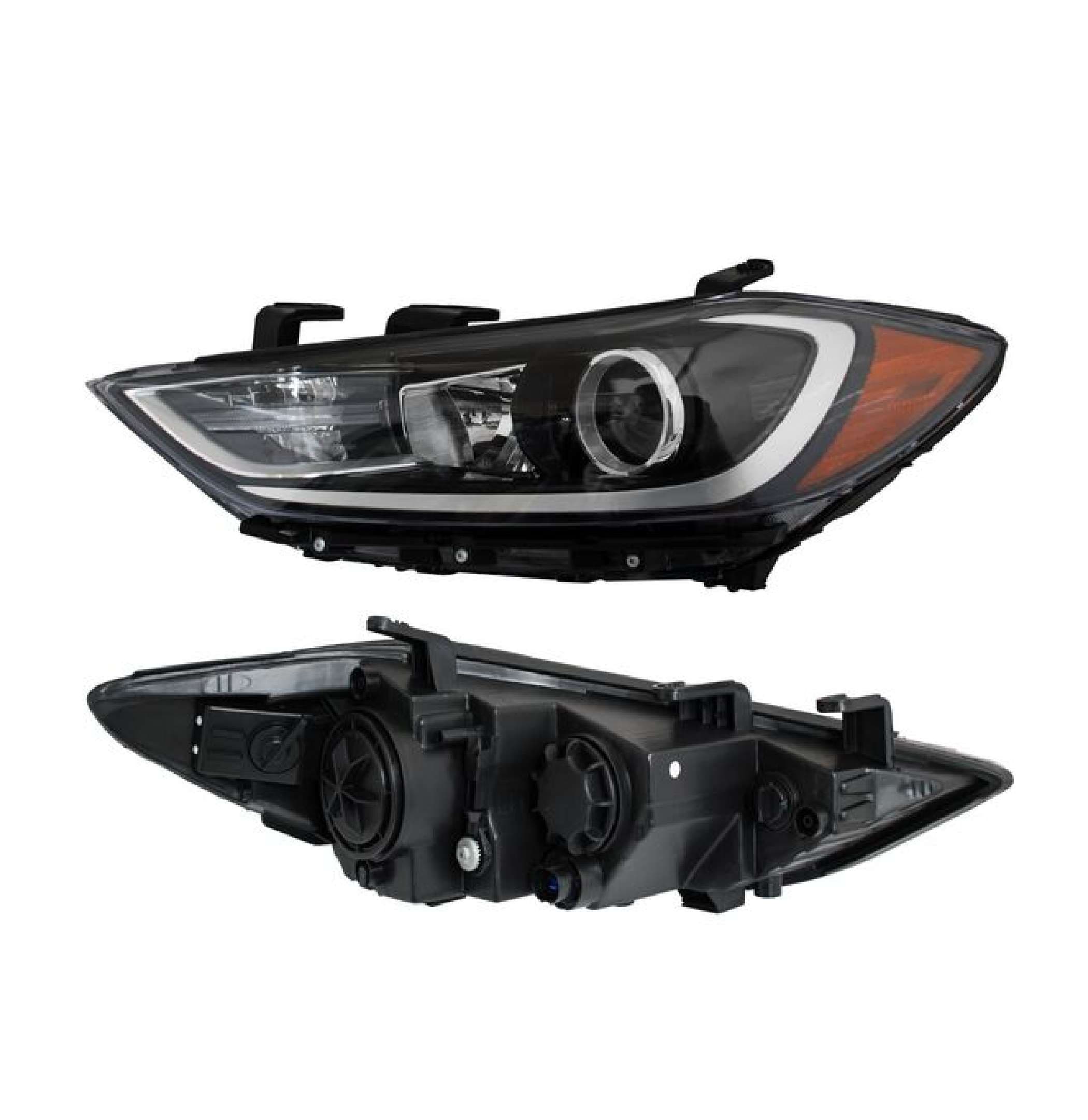 Faro Para Hyundai Elantra 2017-2018 Para Xenon Izquierdo